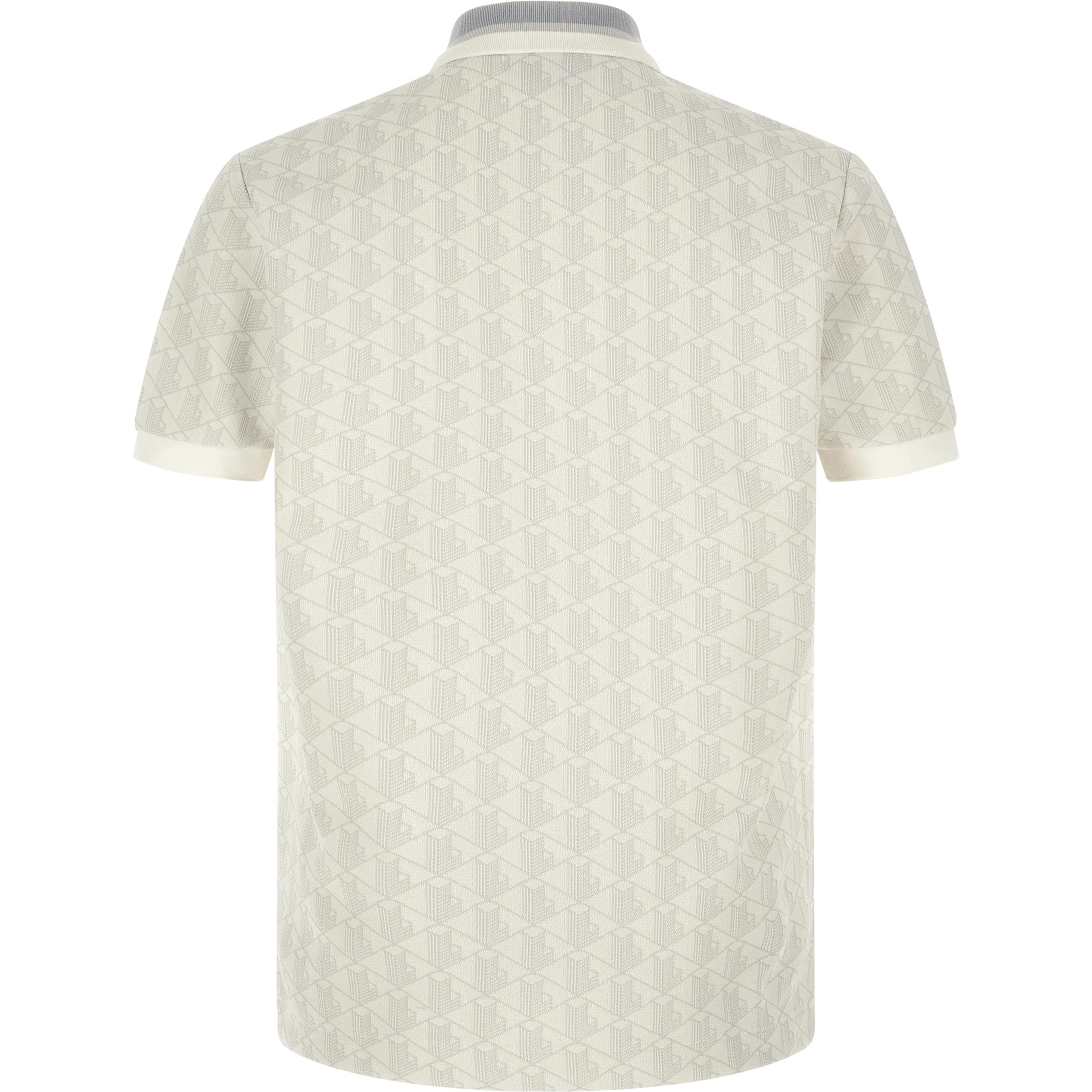 White Polyester Polo Shirt