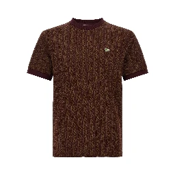 Brown Polyester T-Shirt