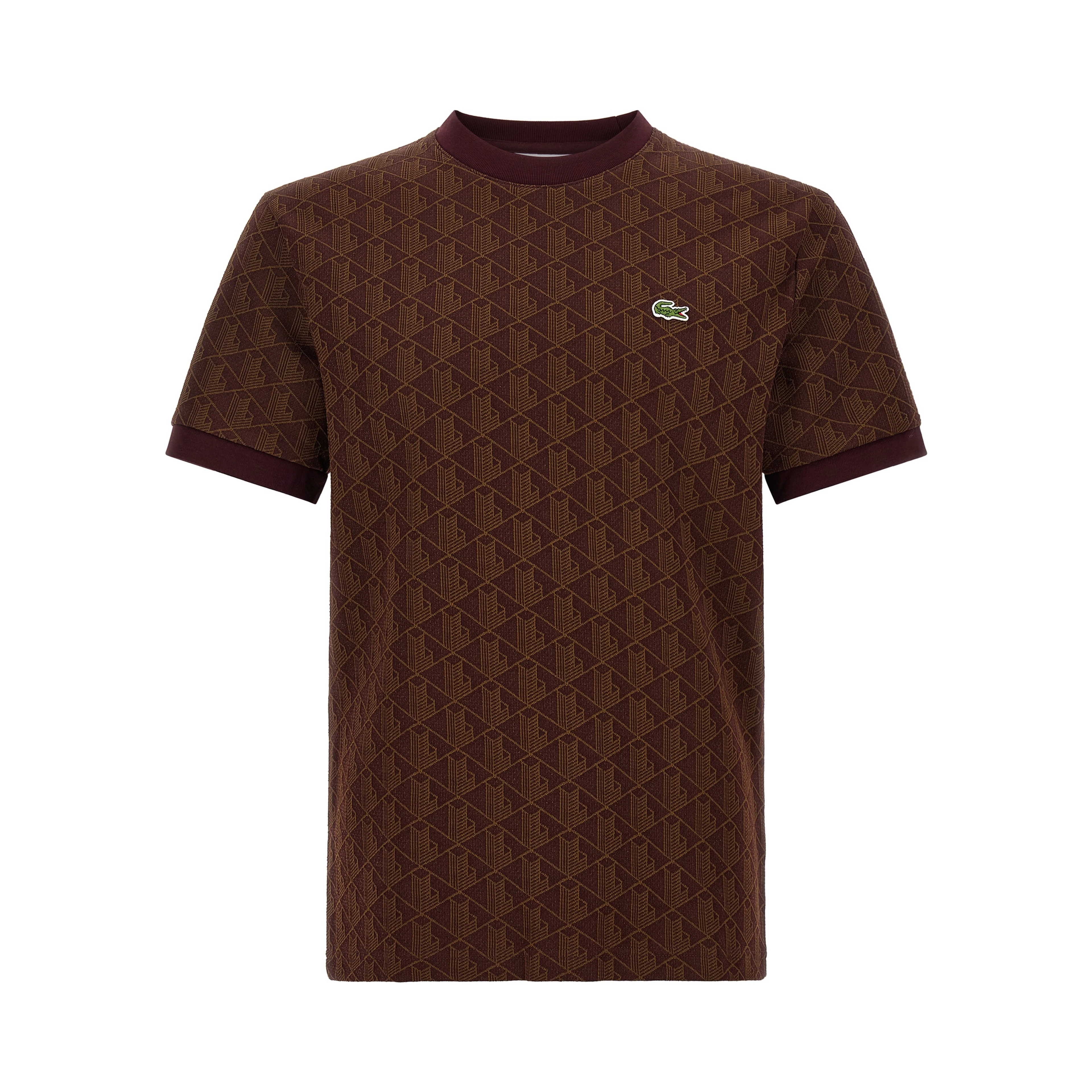 Brown Polyester T-Shirt
