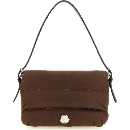 Brown Polyamide Shoulder Bag