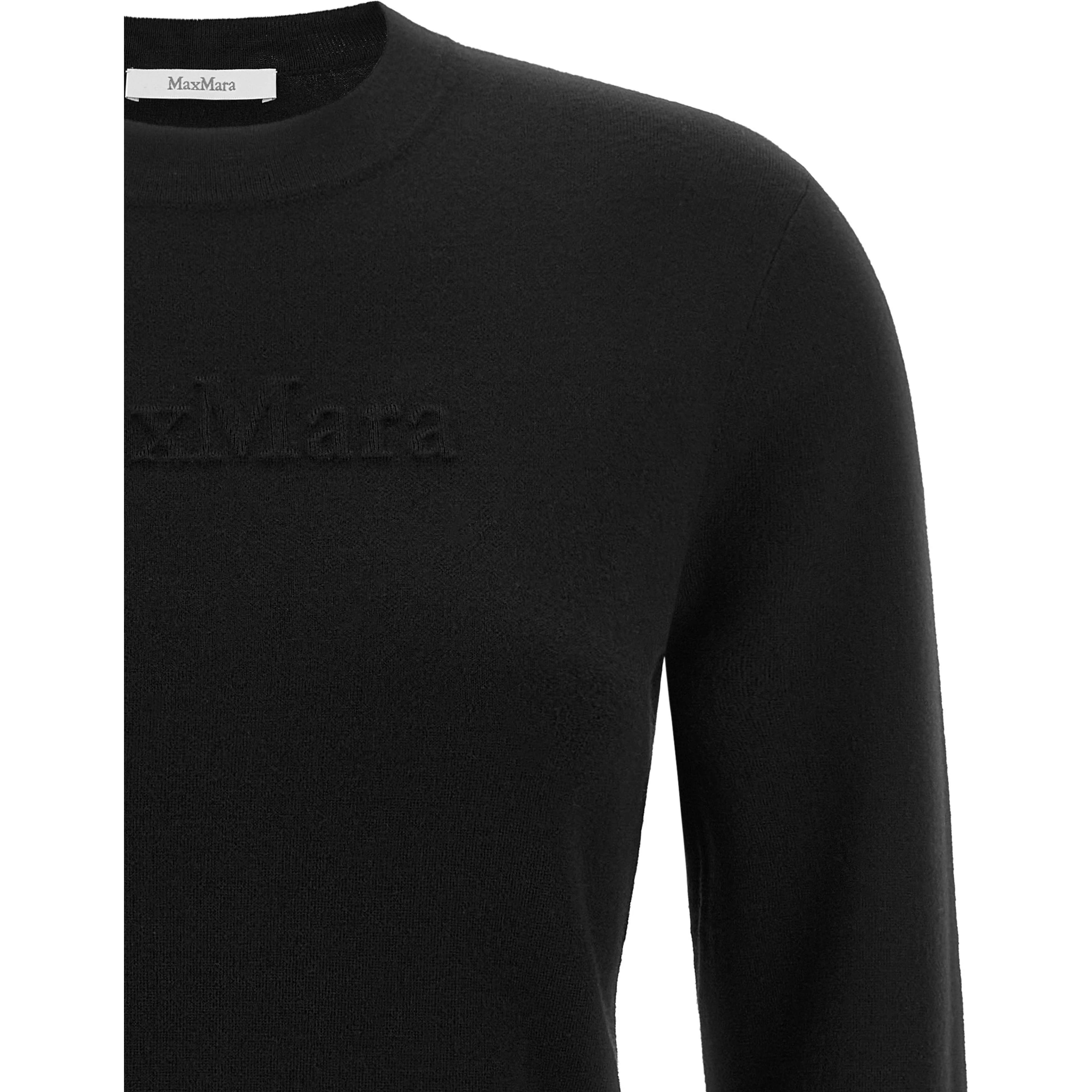 Black Virgin Wool Cardigan