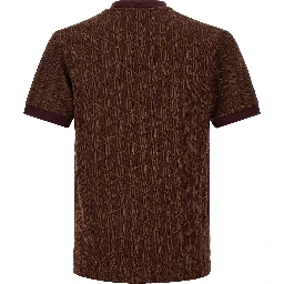 Brown Polyester T-Shirt