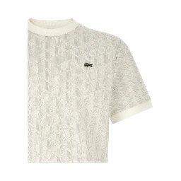 Beige Polyester T-Shirt