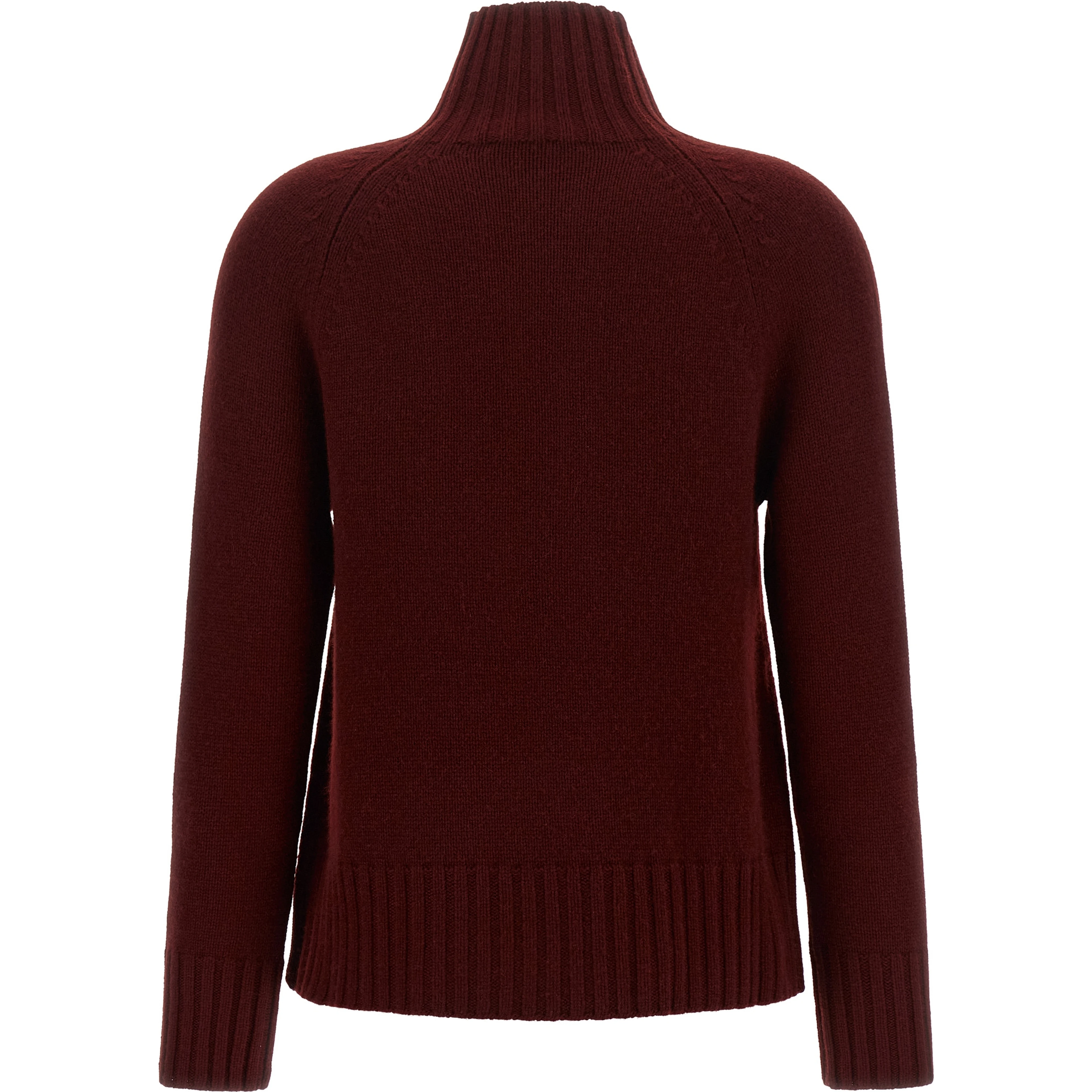 Bordeaux Wool Cardigan