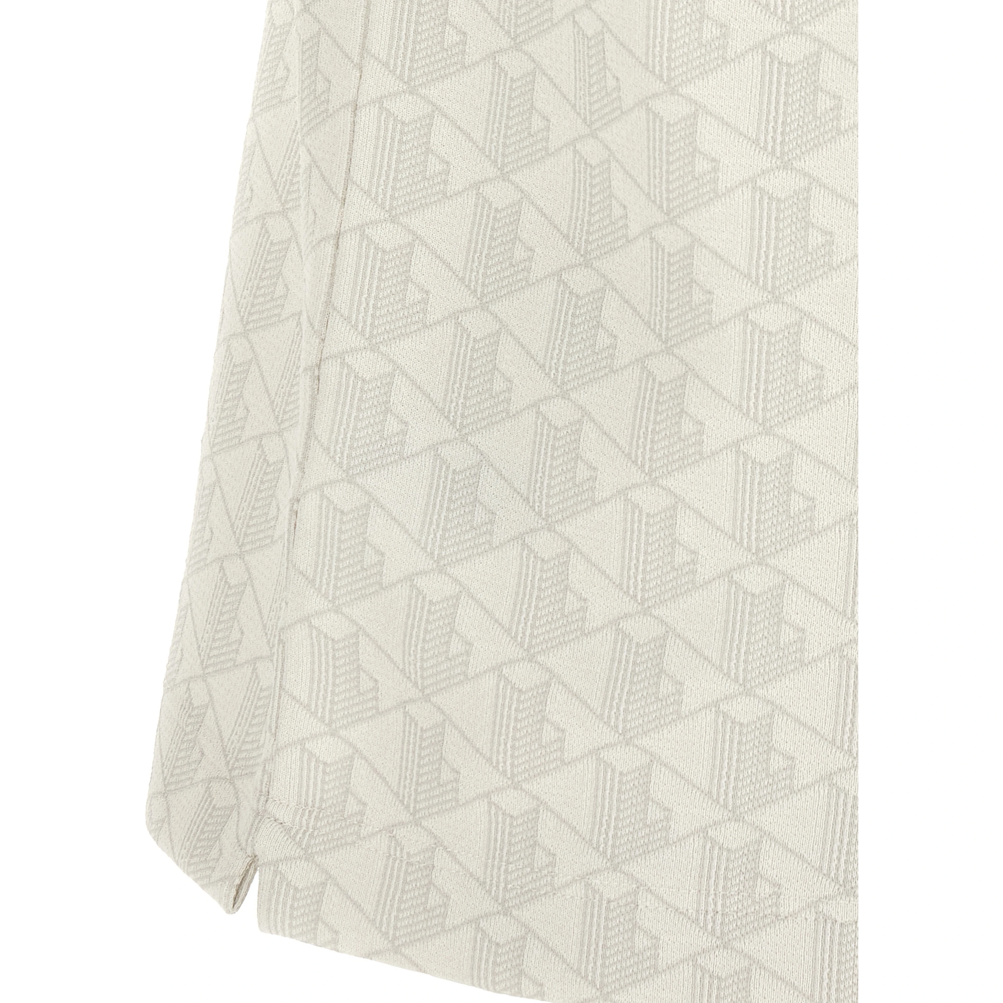 White Polyester Polo Shirt