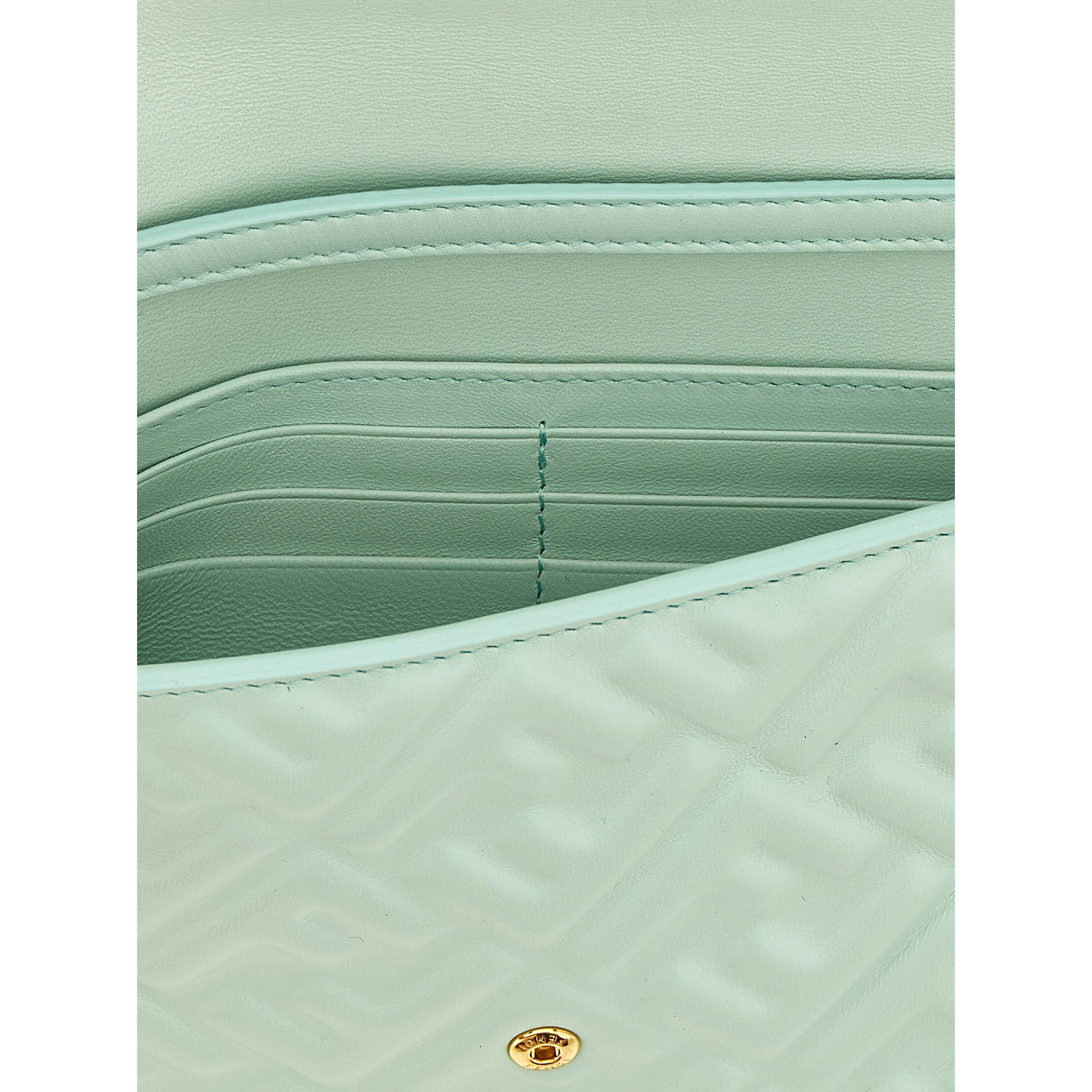 Bicolor Lamb Leather Shoulder Bag