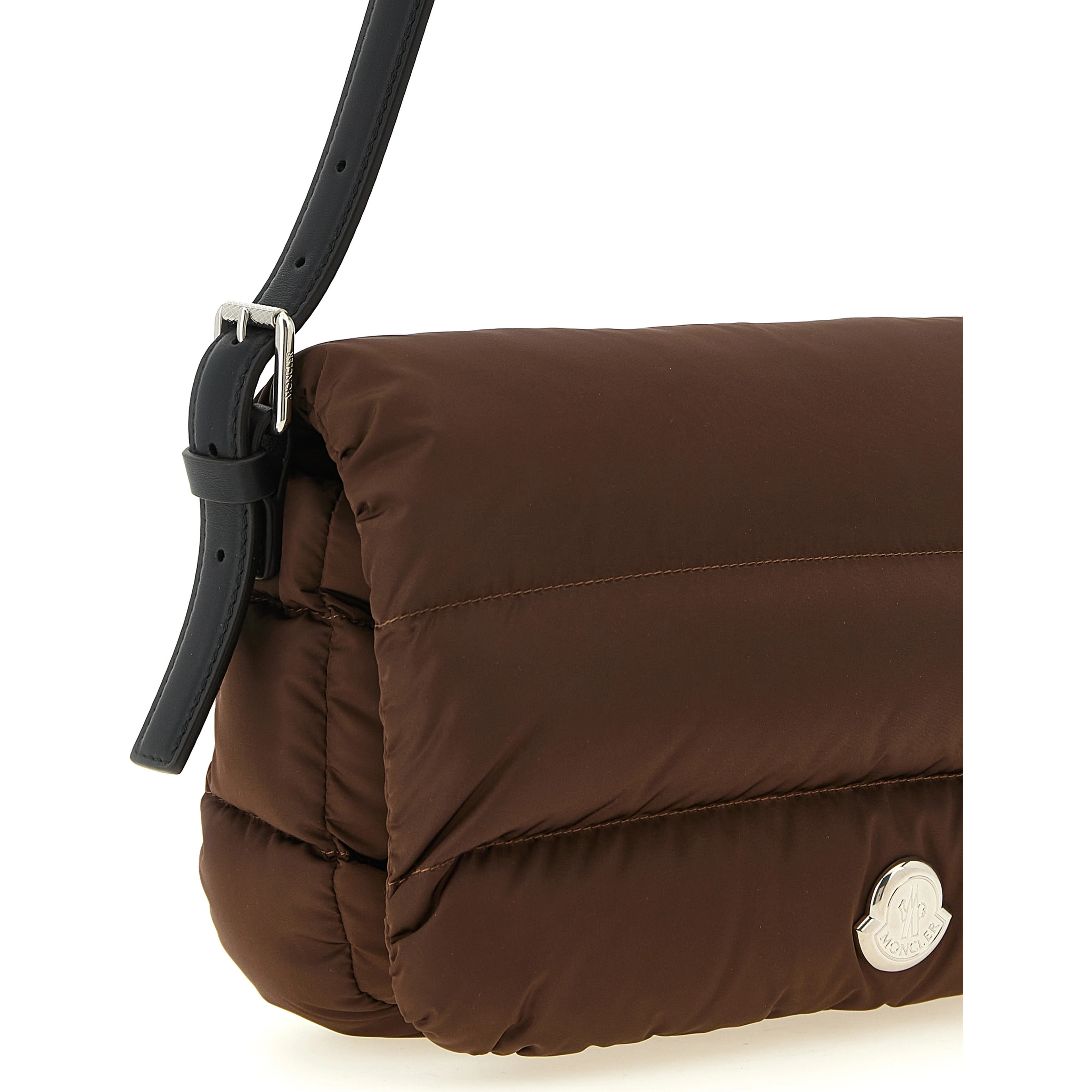 Brown Polyamide Shoulder Bag