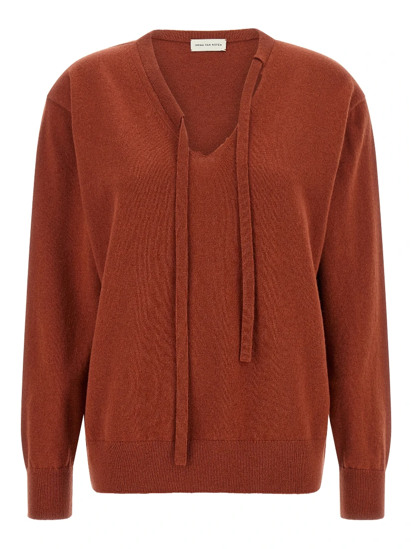 Red Cashmere Cardigan