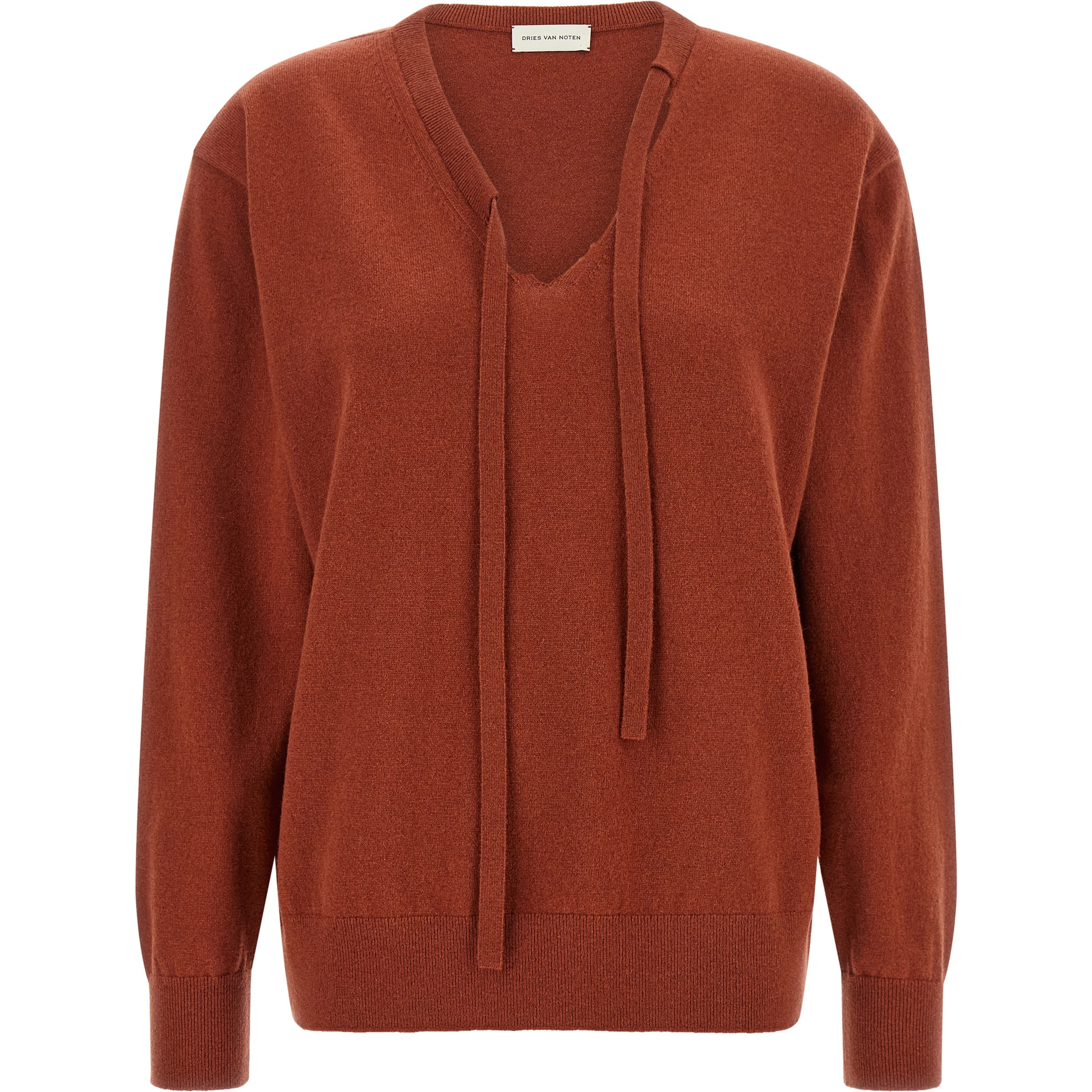 Red Cashmere Cardigan