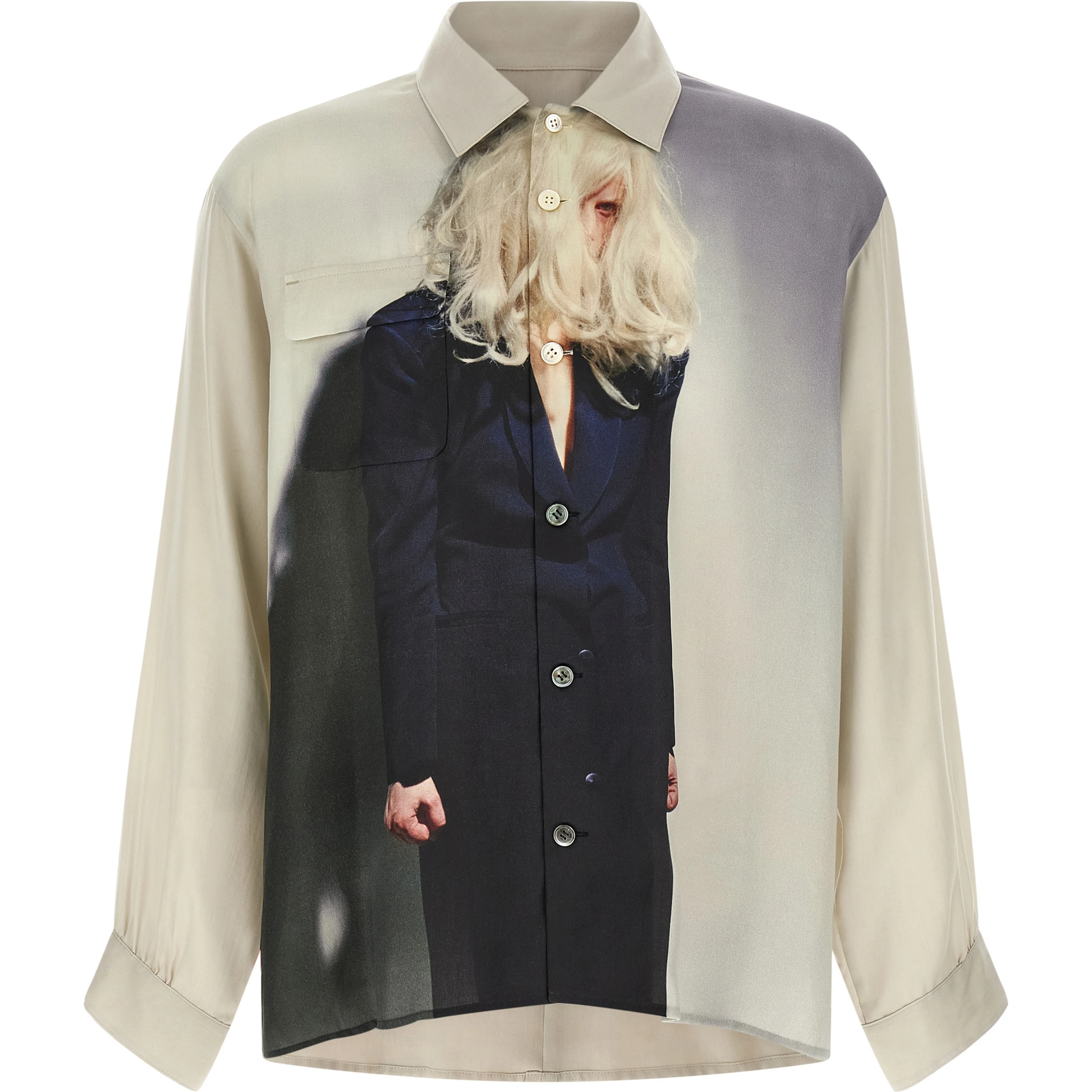Beige Rayon Blouse