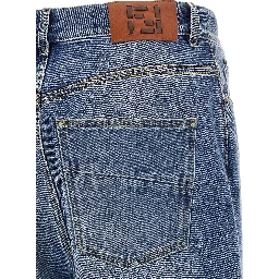 Blue Cotton Relaxed Fit Jeans