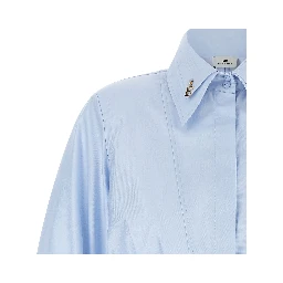 Blue Cotton Blouse