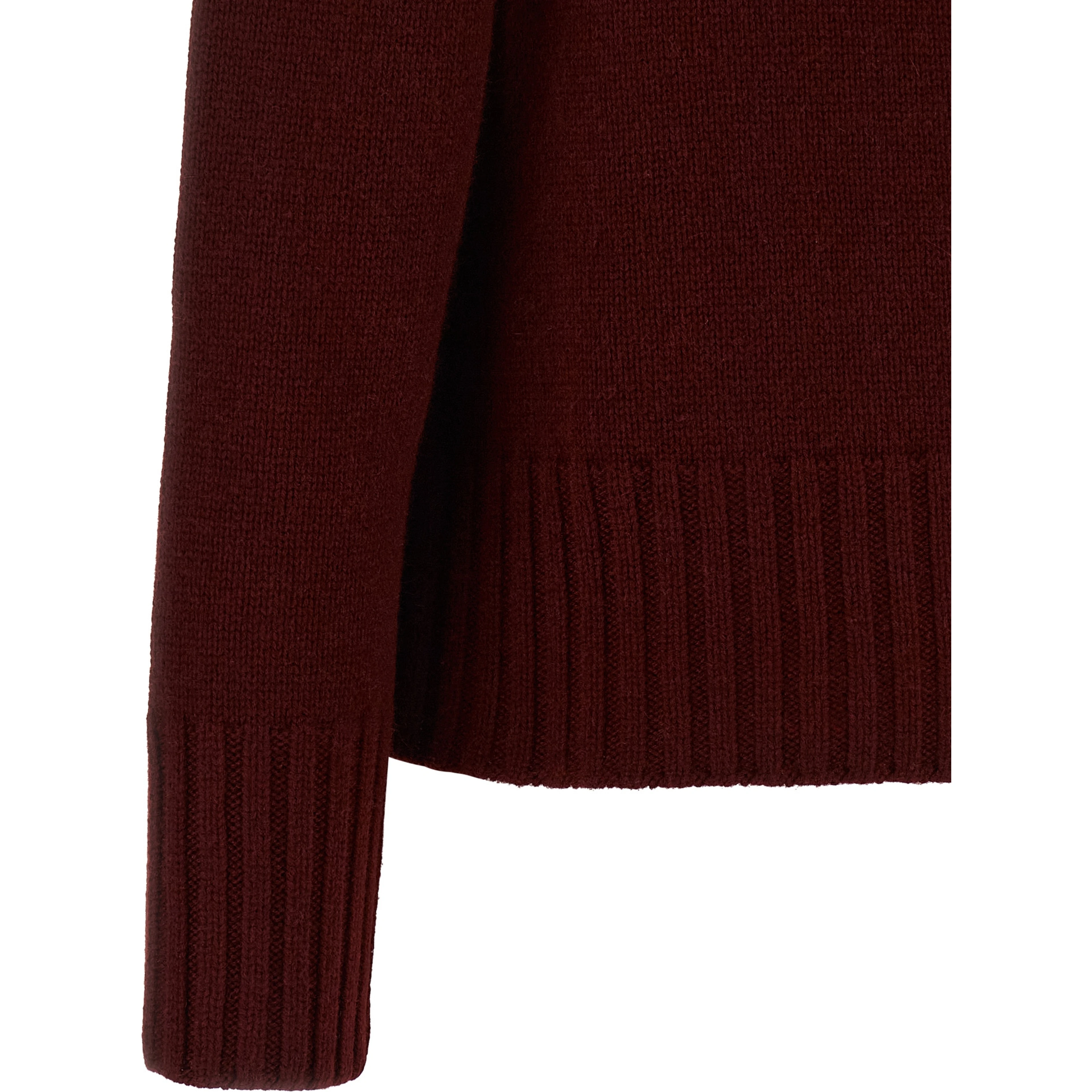 Bordeaux Wool Cardigan
