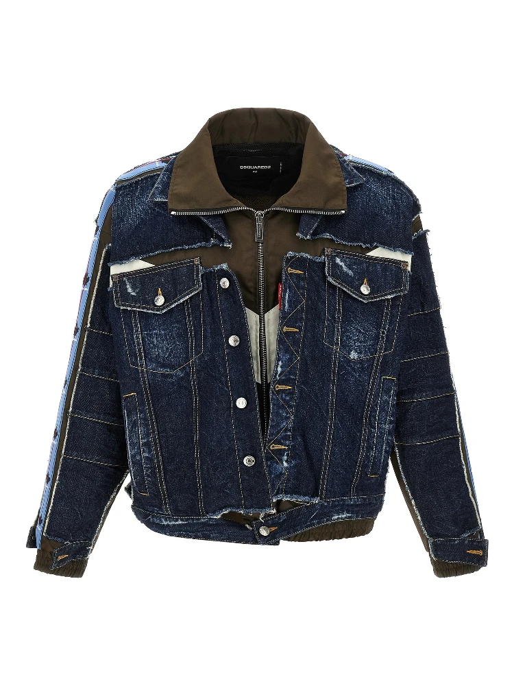 Blue Cotton Denim Jacket