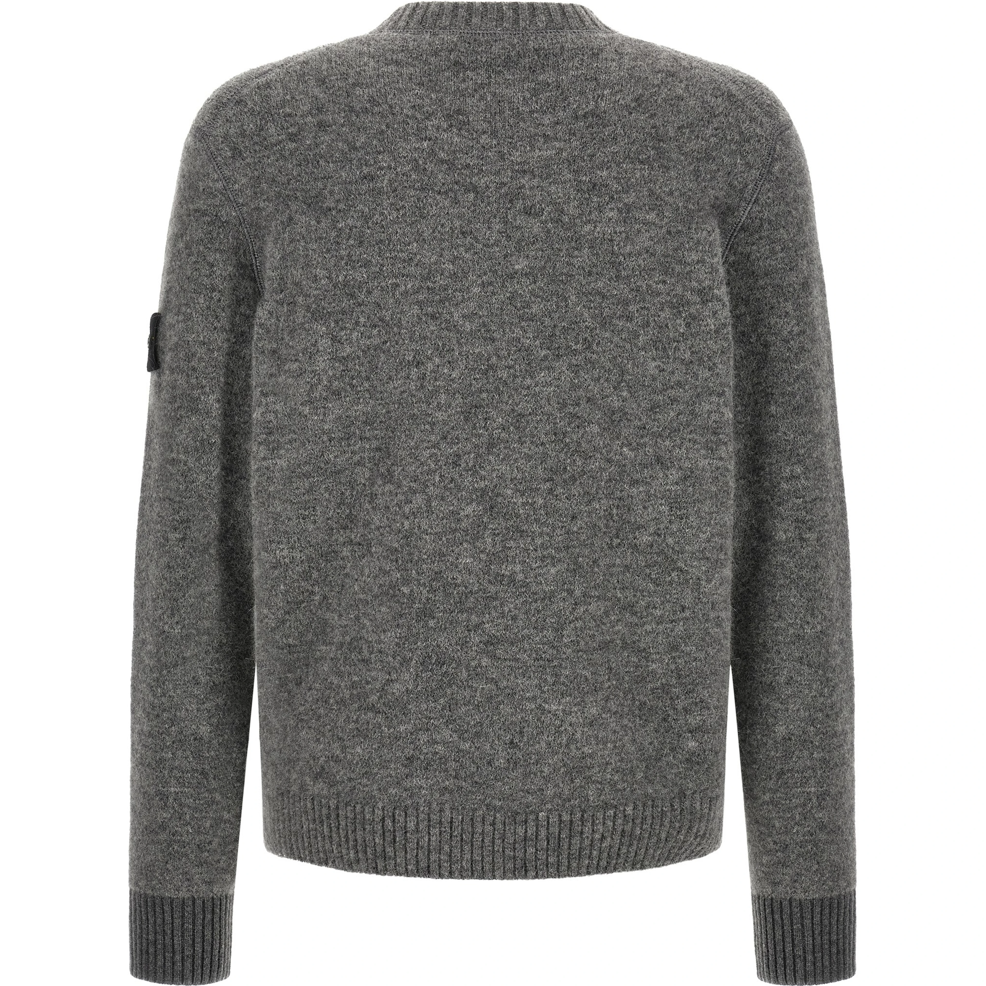 Gray Wool Cardigan