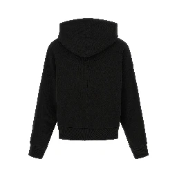 Black Cotton Sweatshirt