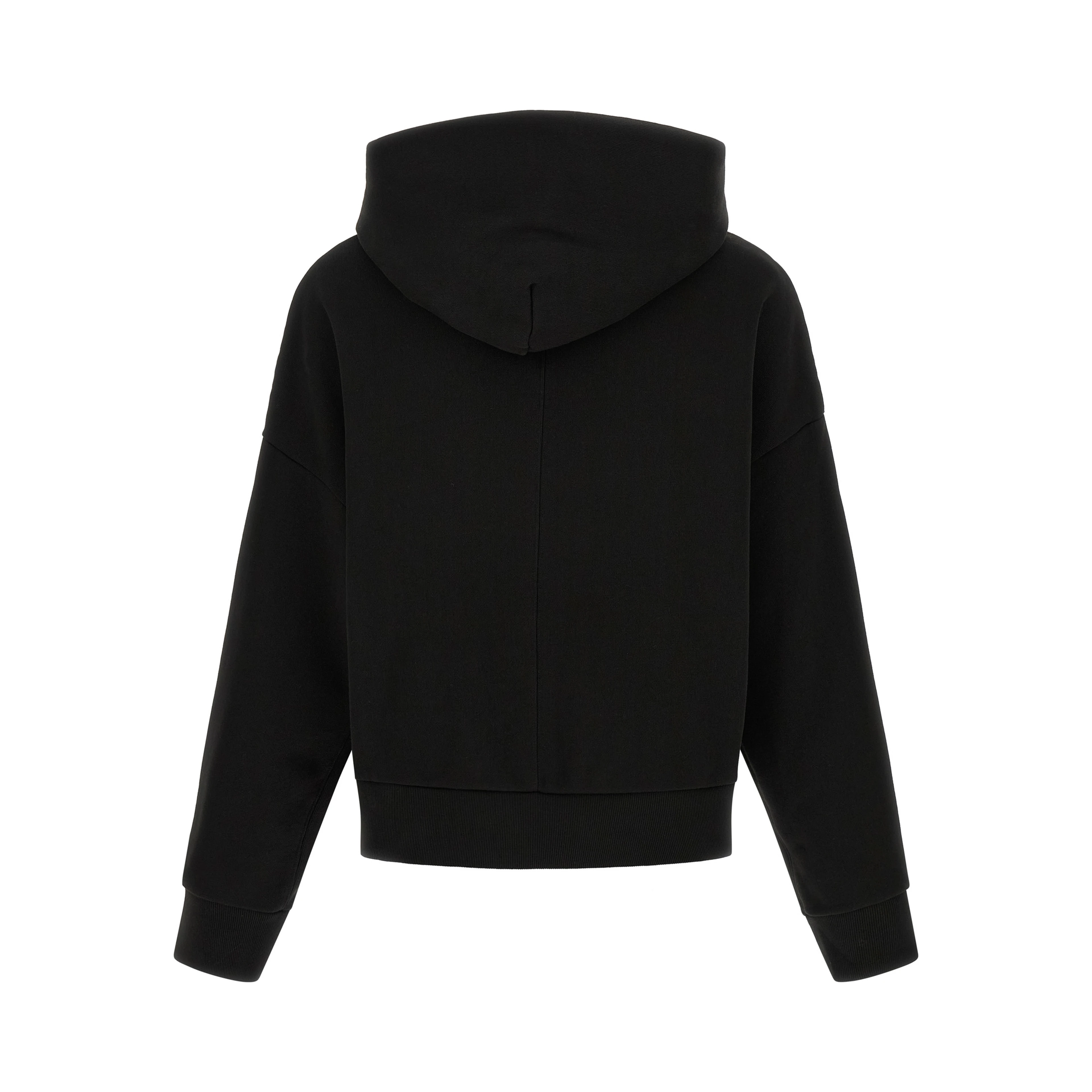 Black Cotton Sweatshirt
