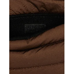 Brown Polyamide Shoulder Bag