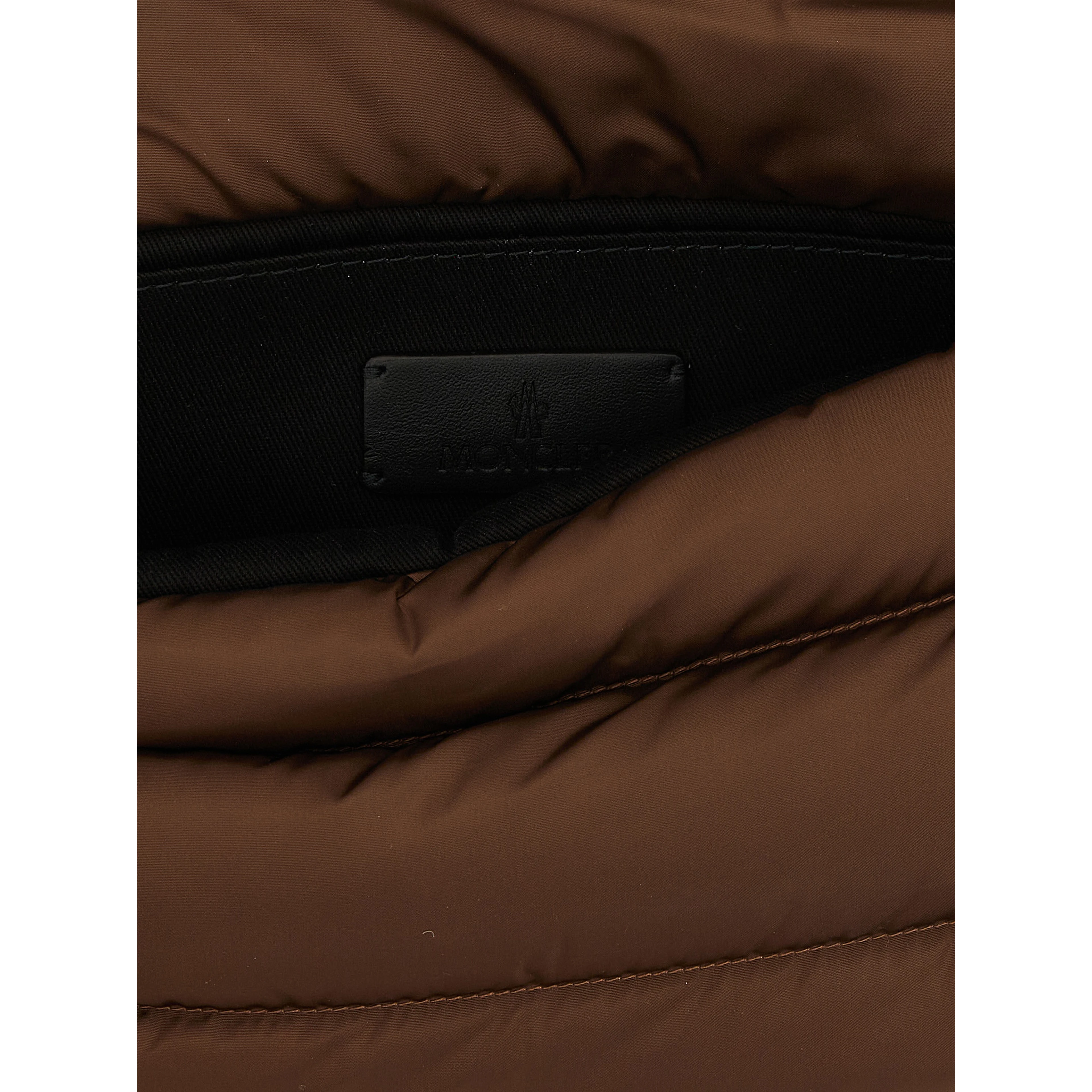 Brown Polyamide Shoulder Bag
