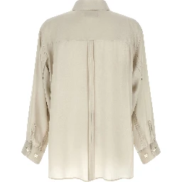 Beige Rayon Blouse