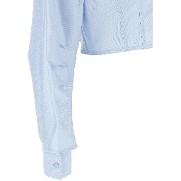 Blue Cotton Blouse