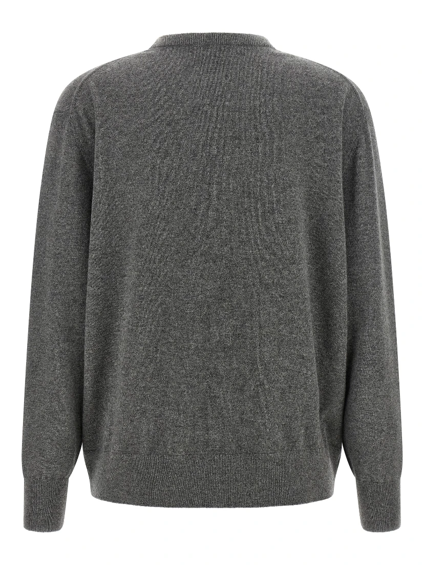 Gray Cashmere Cardigan