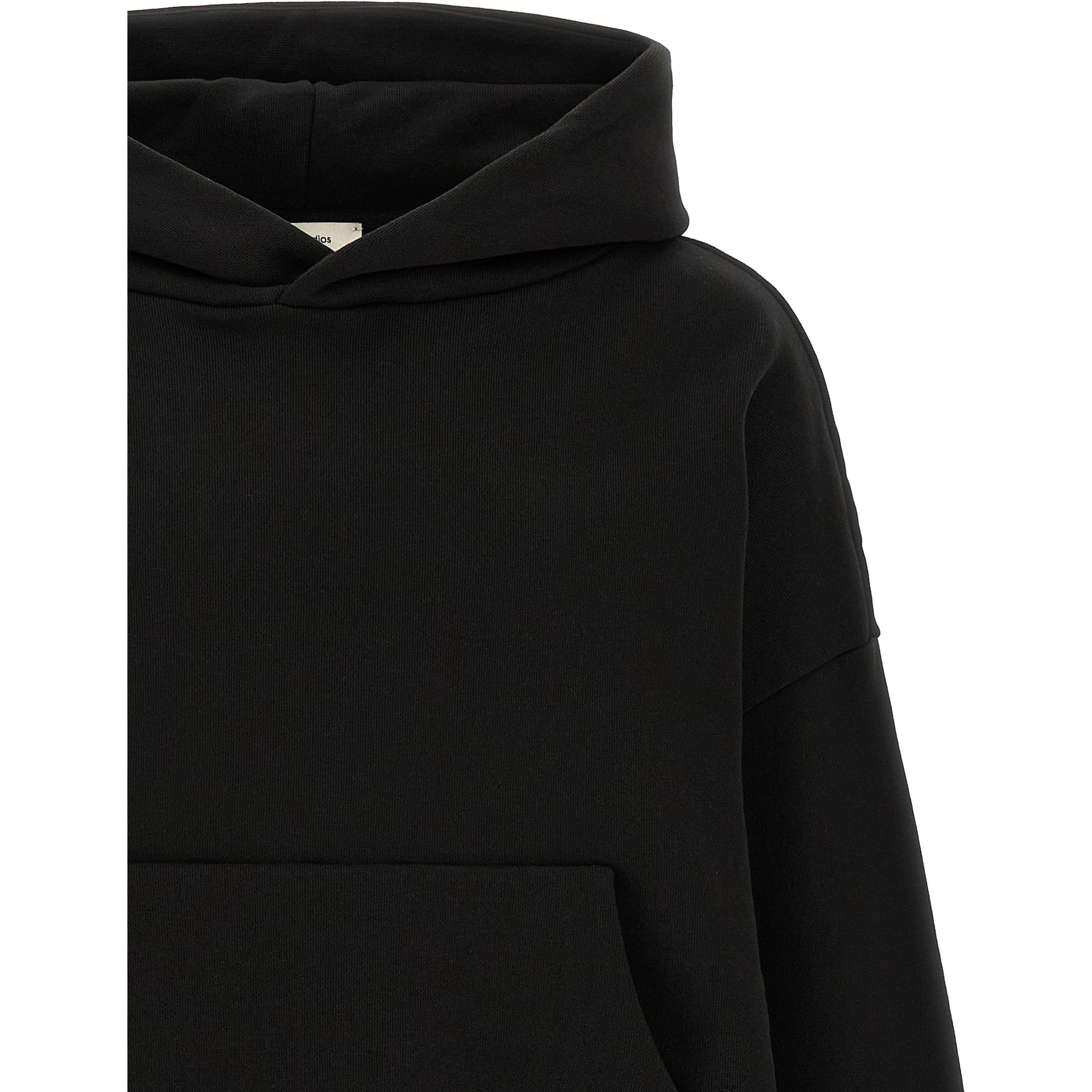 Black Cotton Sweatshirt
