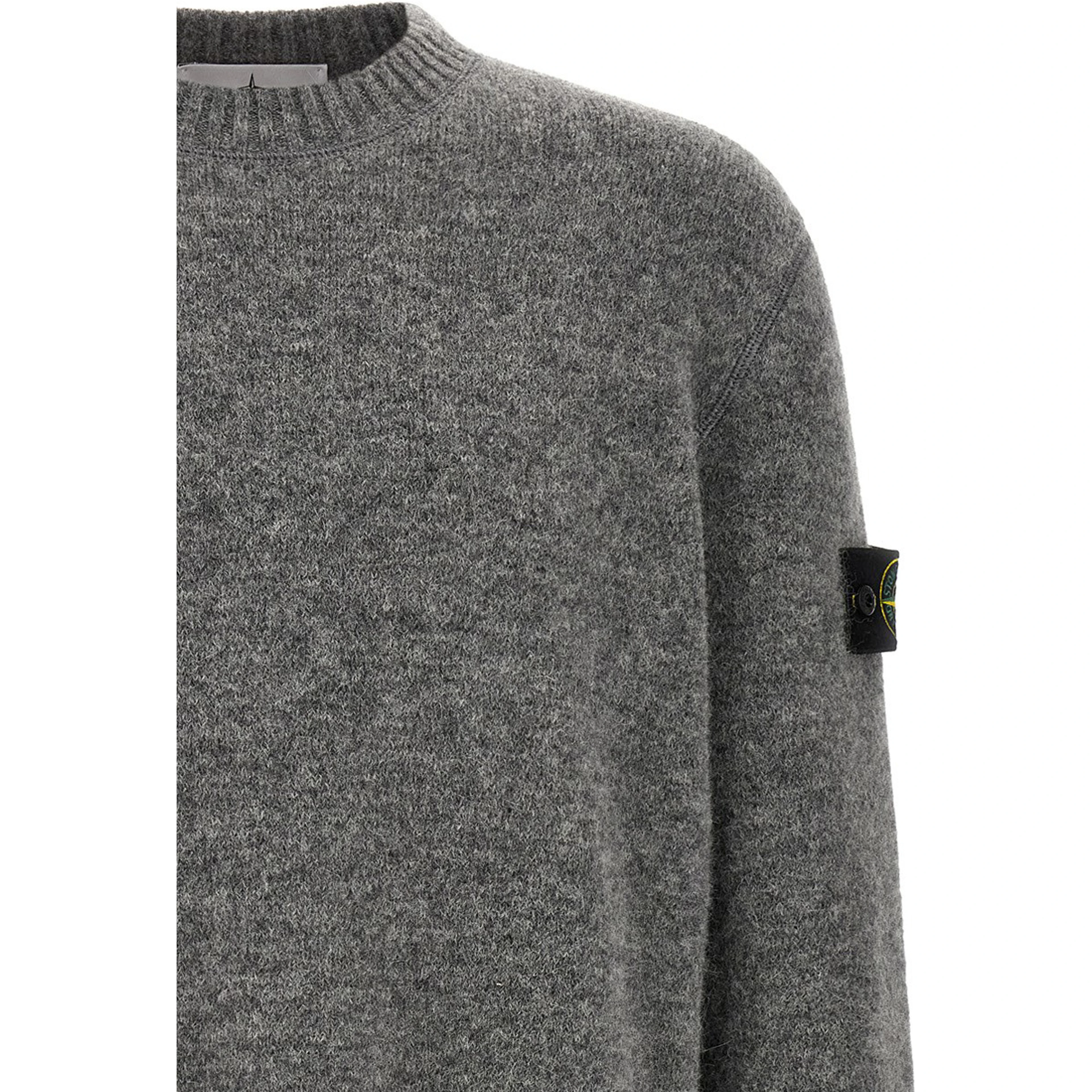 Gray Wool Cardigan