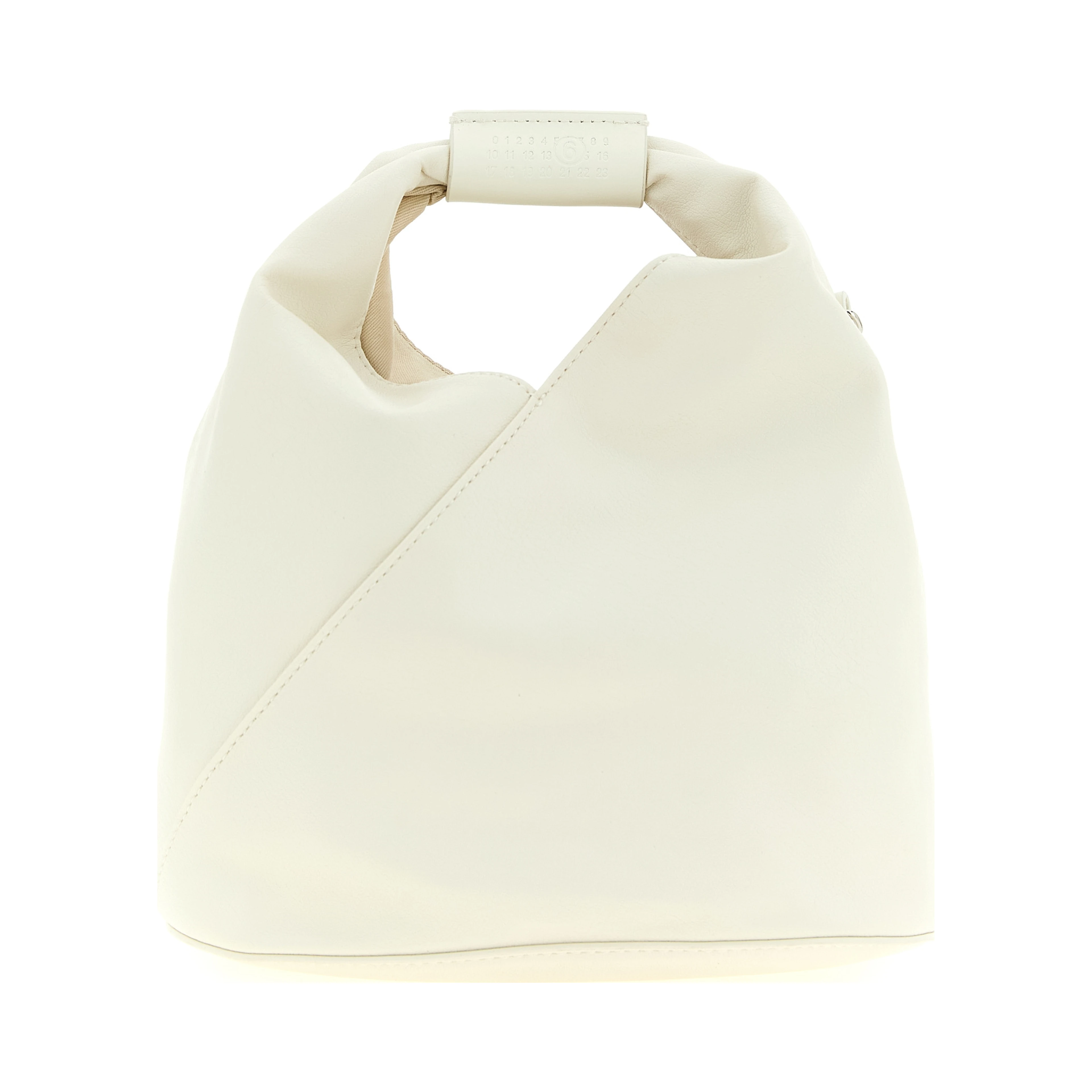 White Polyethylene Crossbody Bag