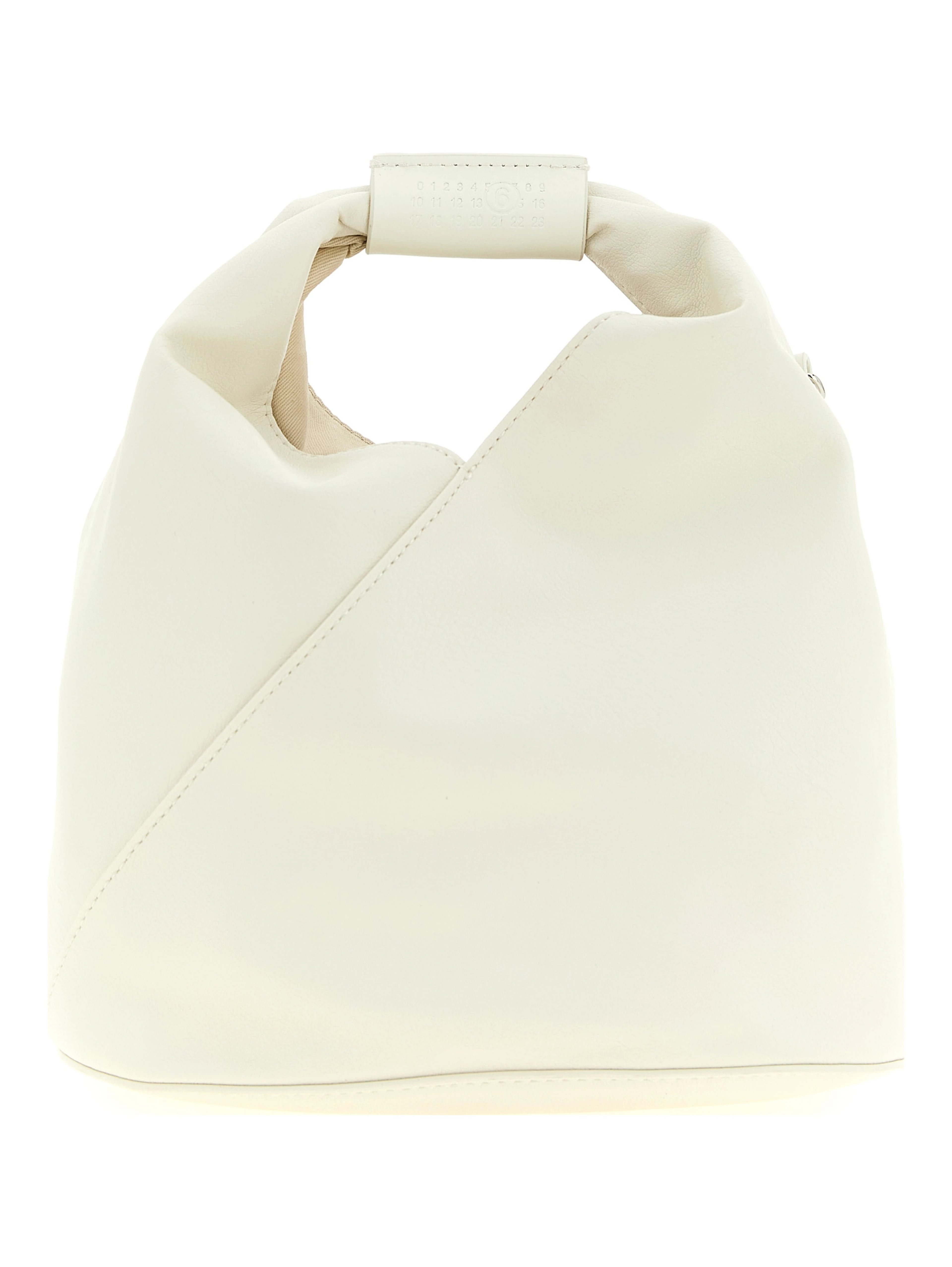 White Polyethylene Crossbody Bag