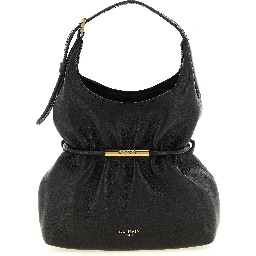 Black Lamb Leather Handbag
