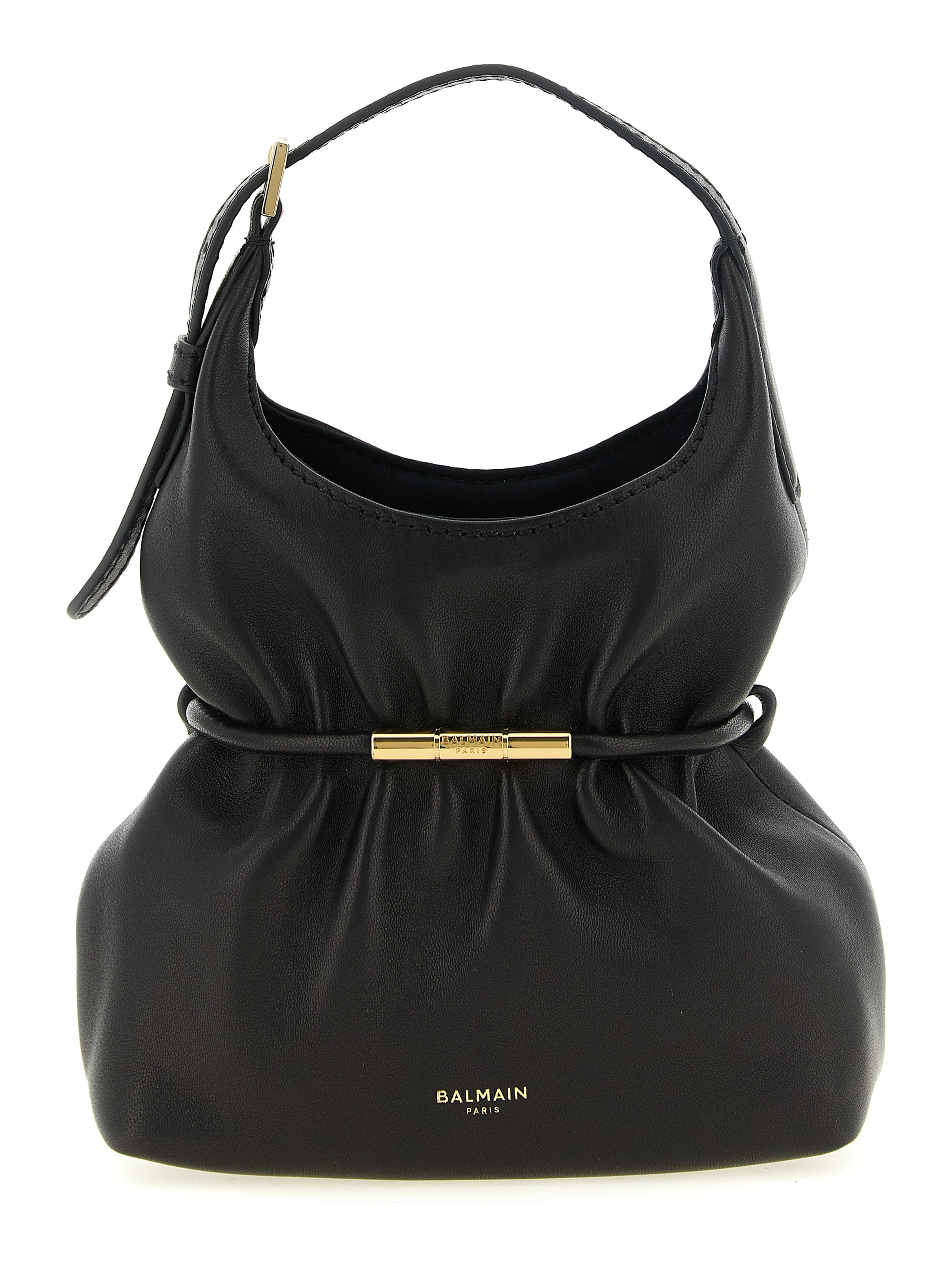 Black Lamb Leather Handbag