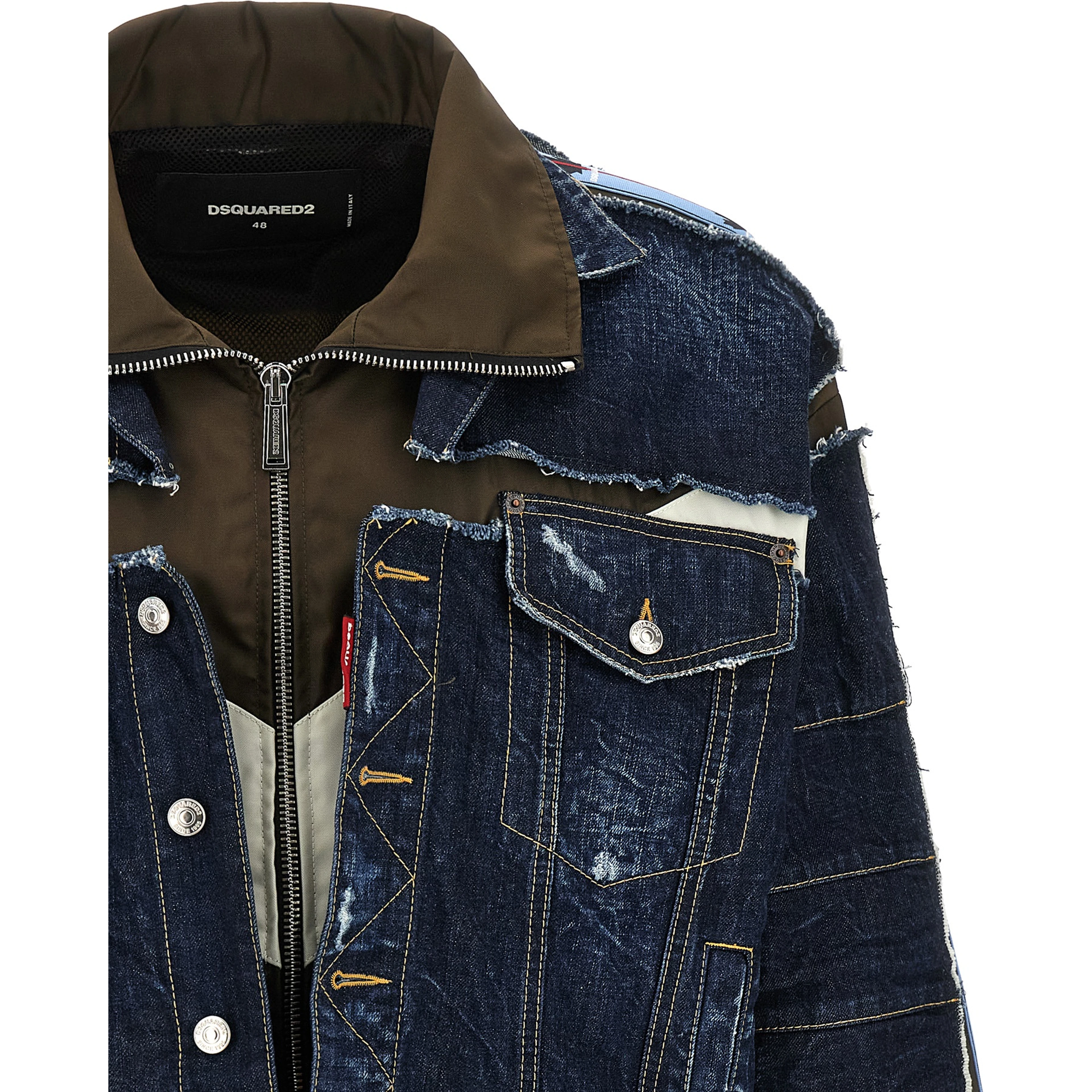 Blue Cotton Denim Jacket