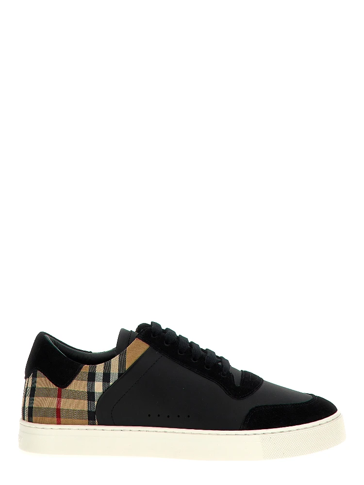Black Calfskin Low Top Sneakers