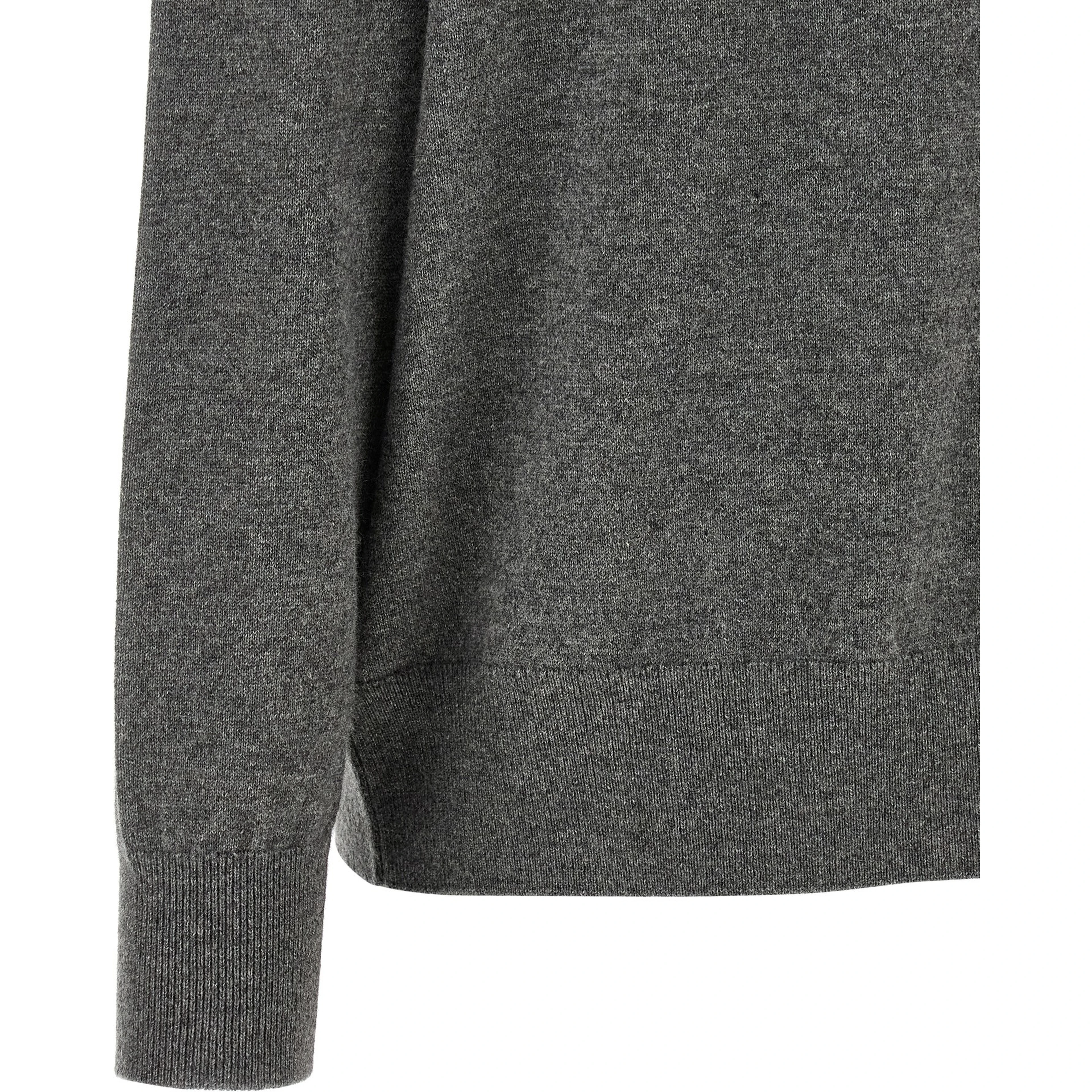 Gray Cashmere Cardigan