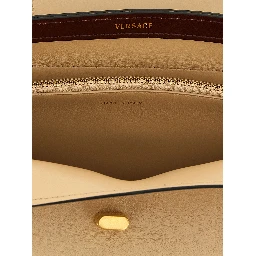 Beige Calfskin Shoulder Bag