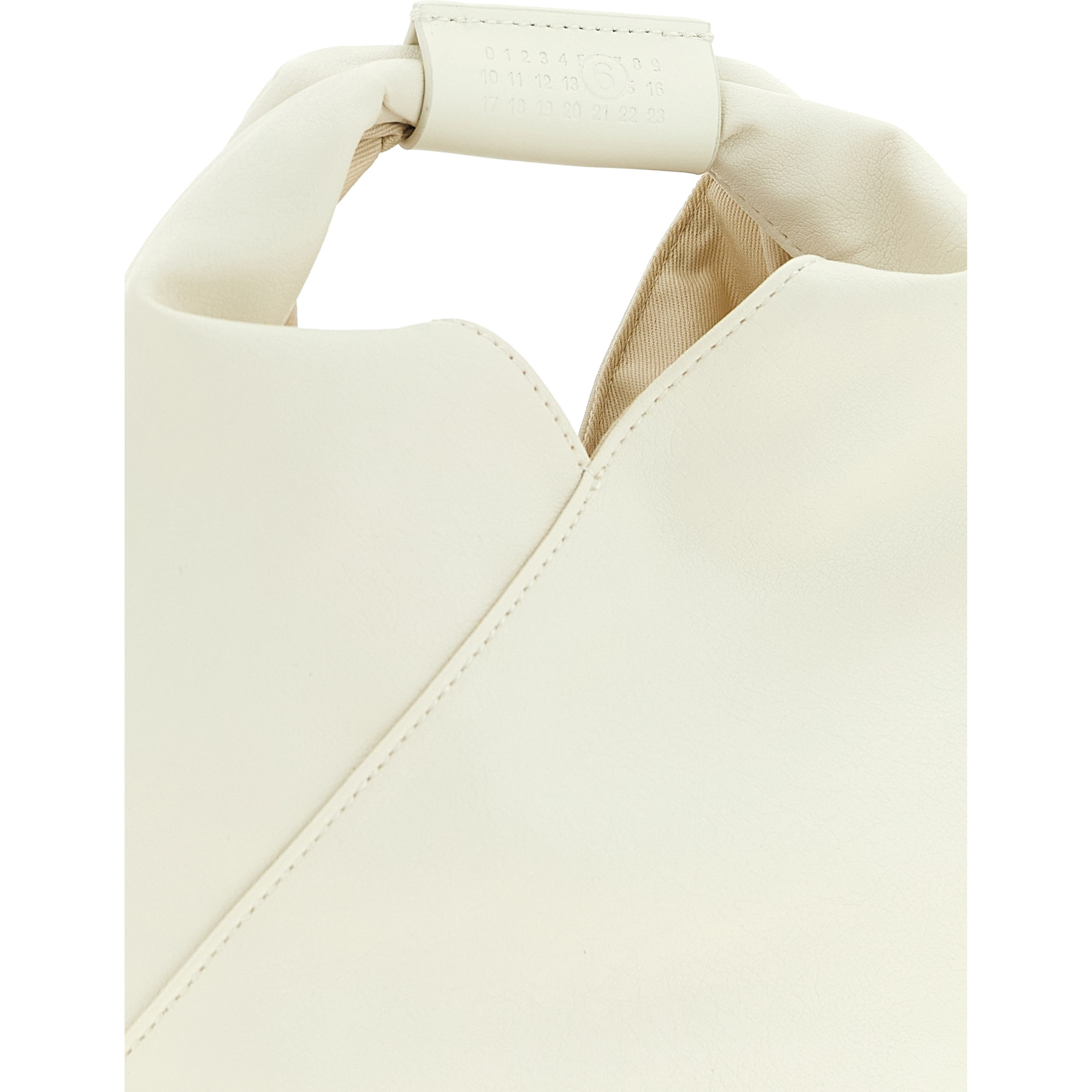 White Polyethylene Crossbody Bag