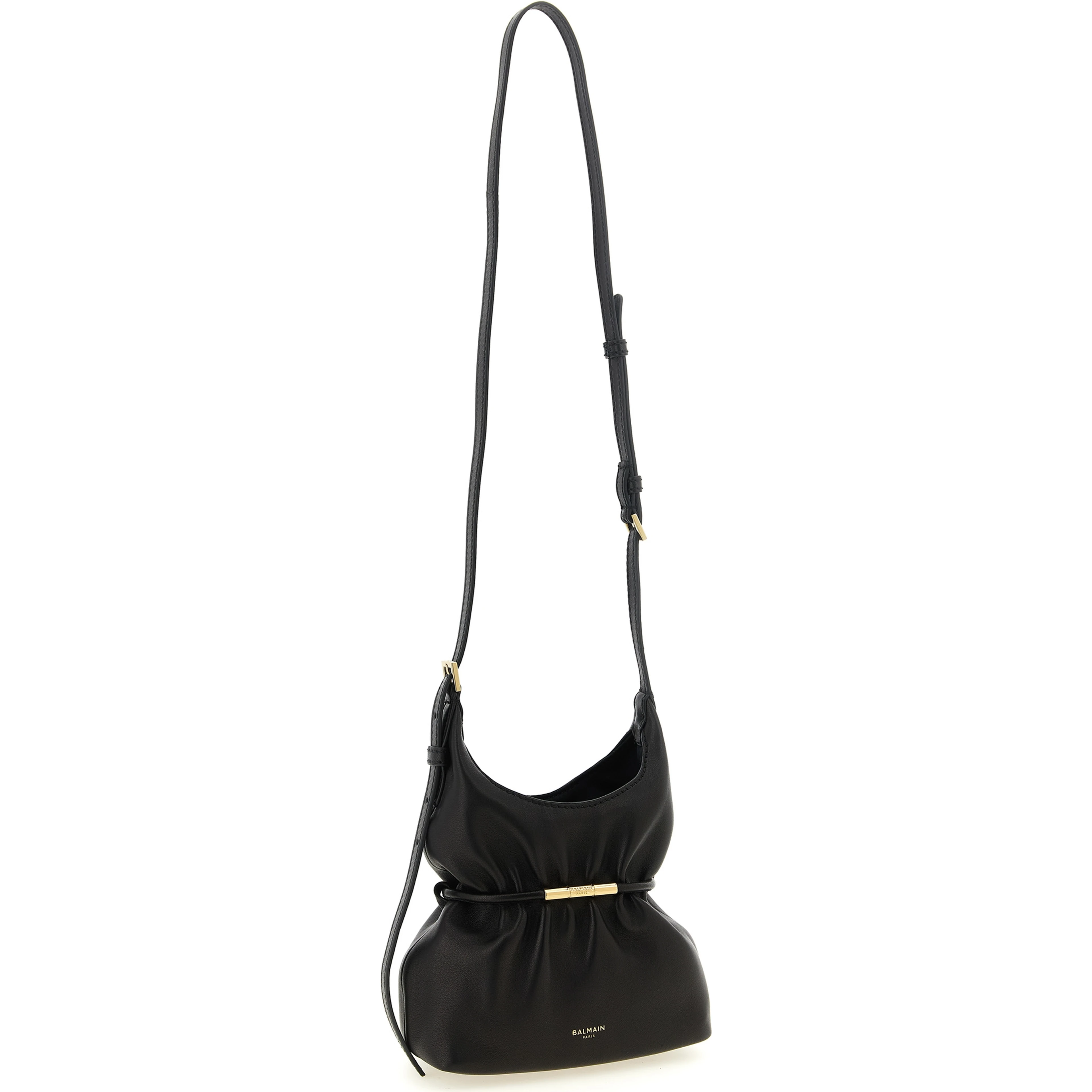 Black Lamb Leather Handbag