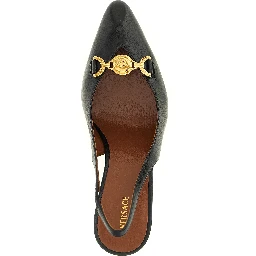 Black Lamb Leather High Heel Pumps