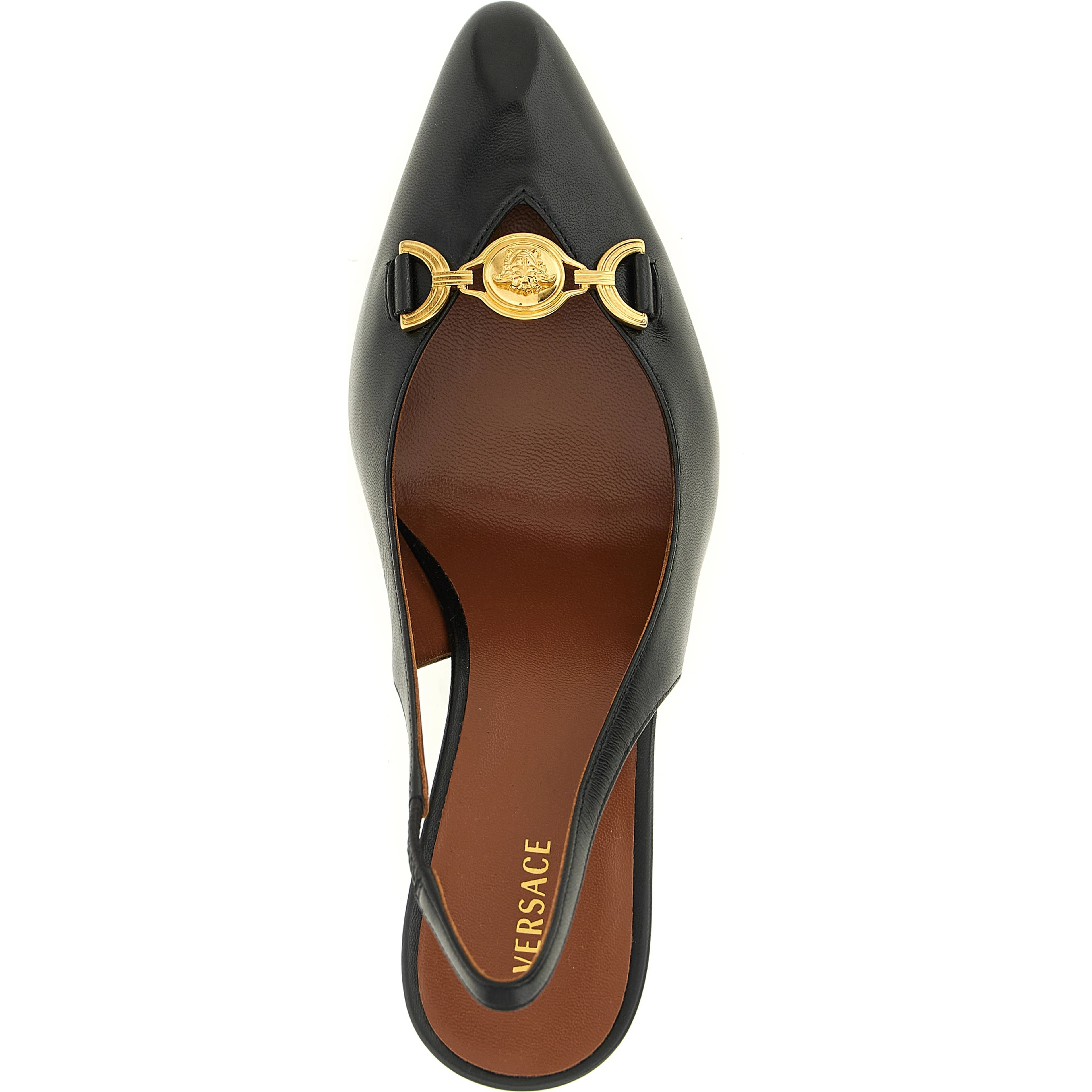 Black Lamb Leather High Heel Pumps
