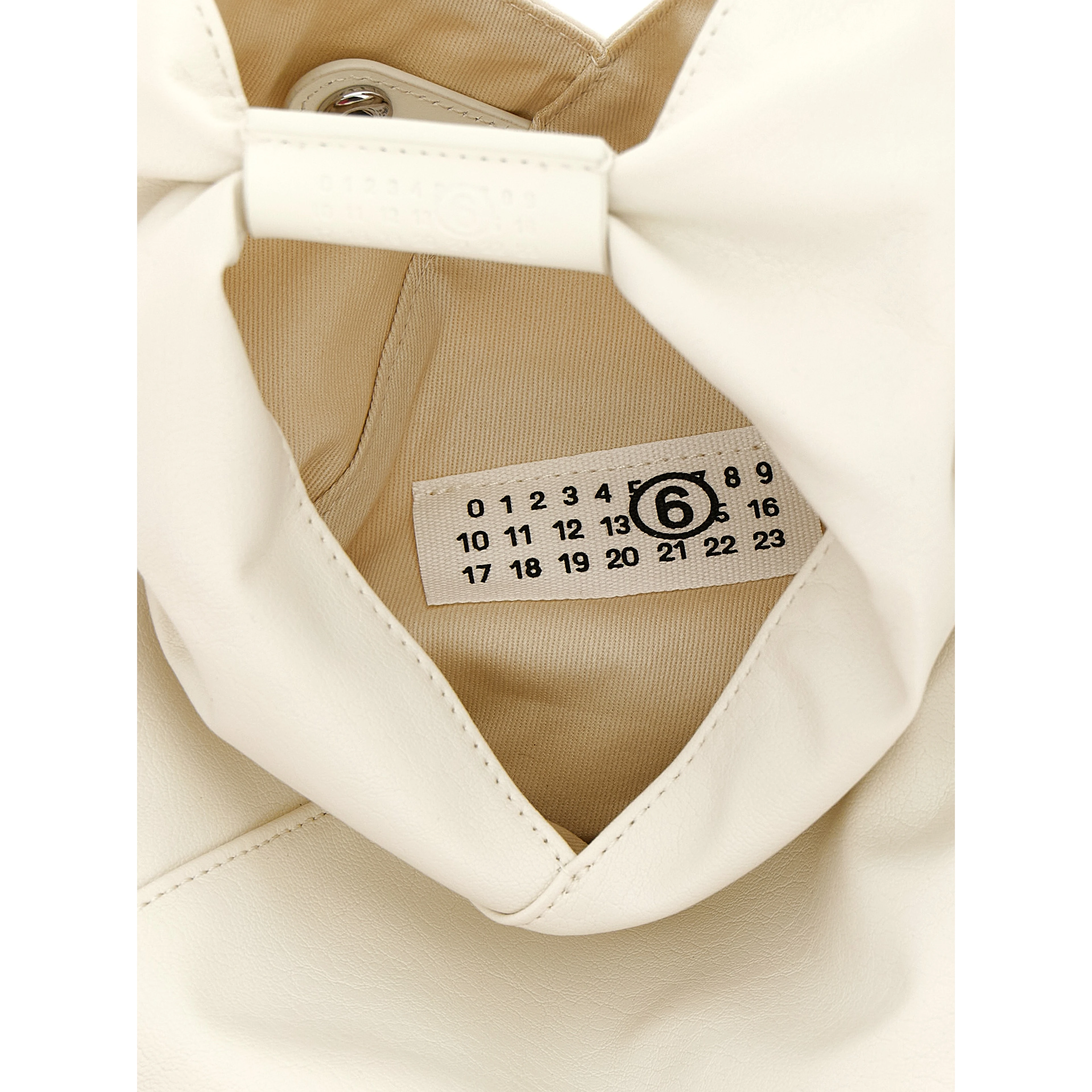 White Polyethylene Crossbody Bag