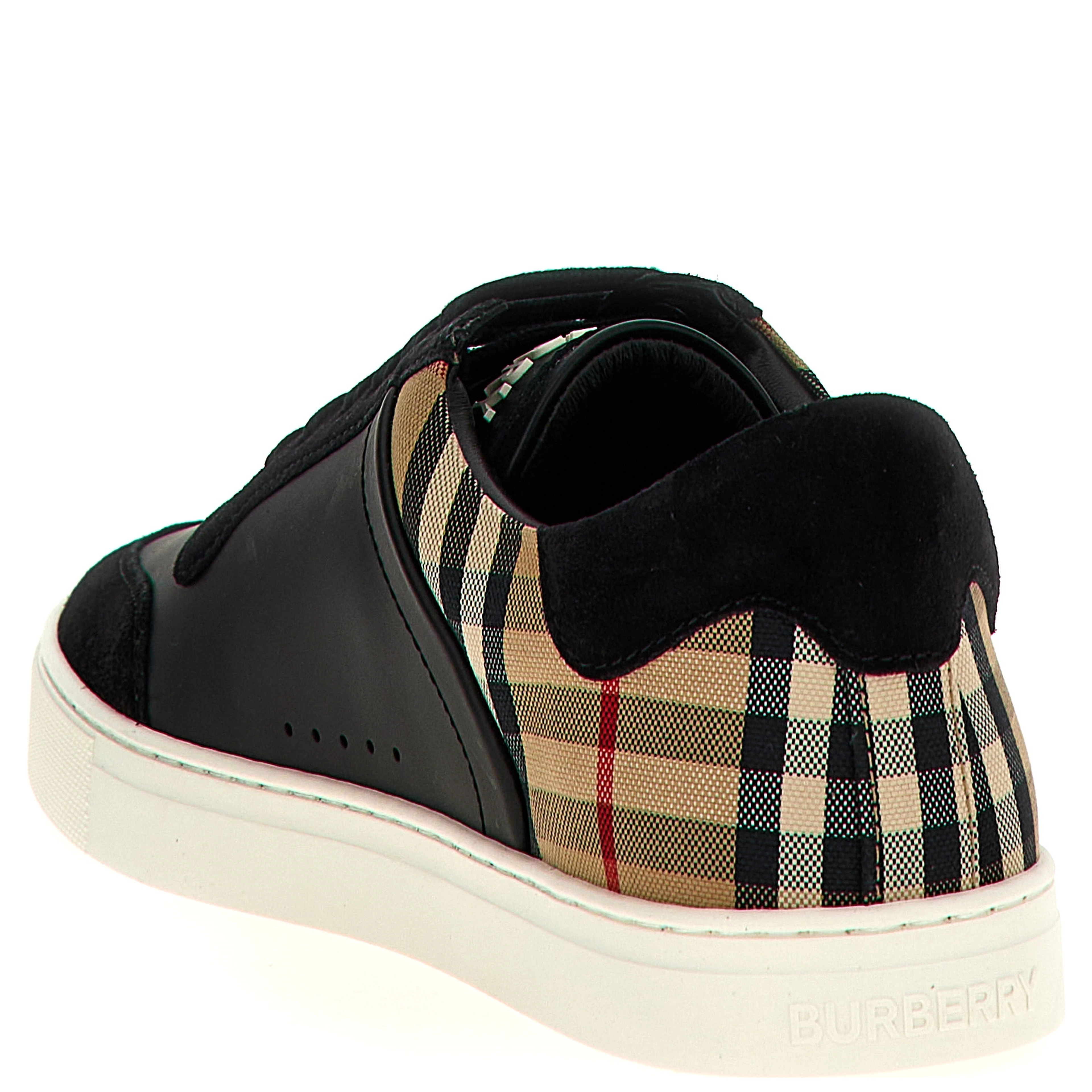 Black Calfskin Low Top Sneakers