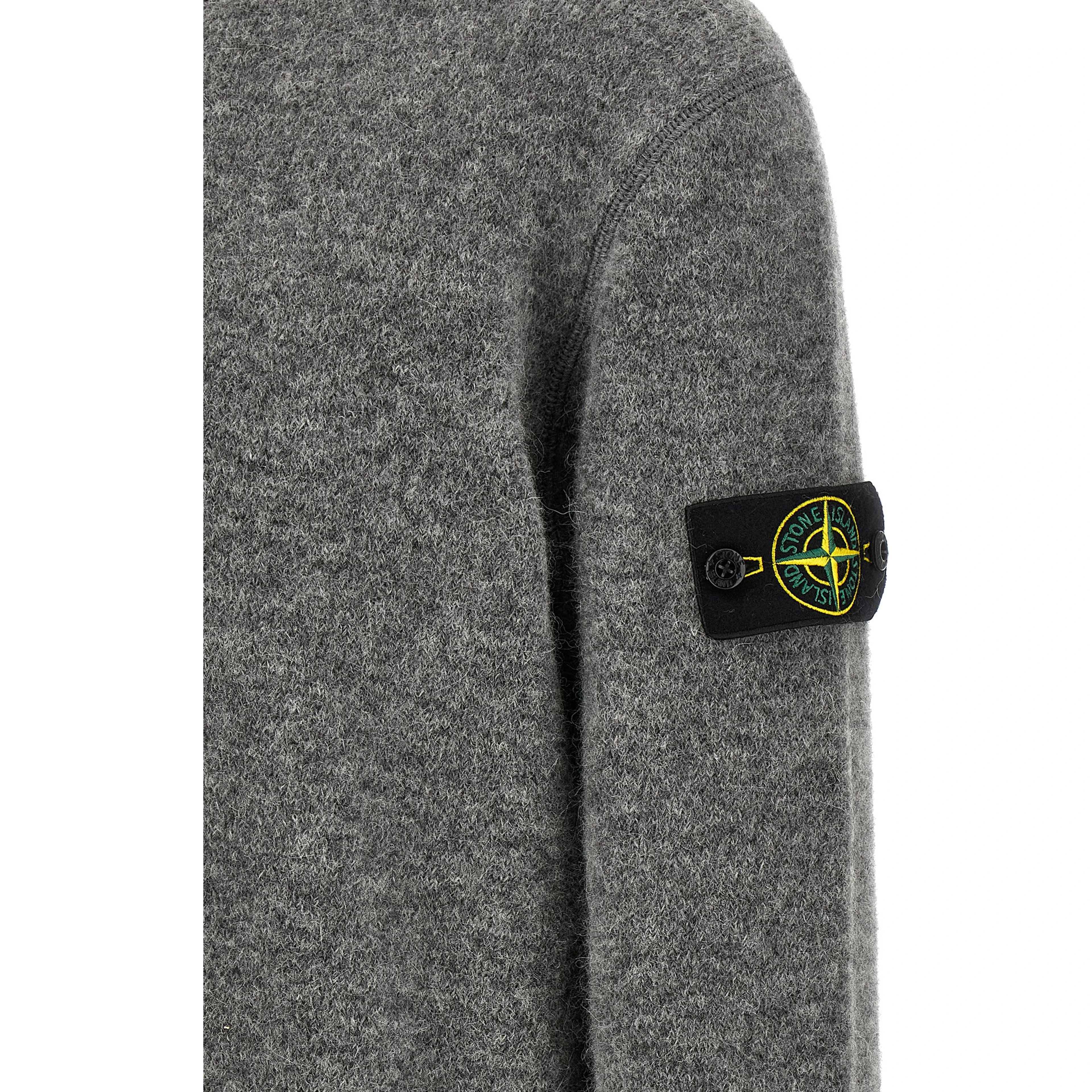 Gray Wool Cardigan