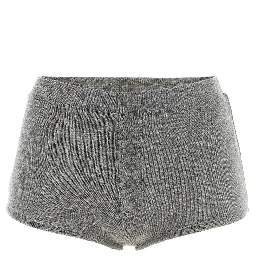 Gray Tencel Bermuda Shorts