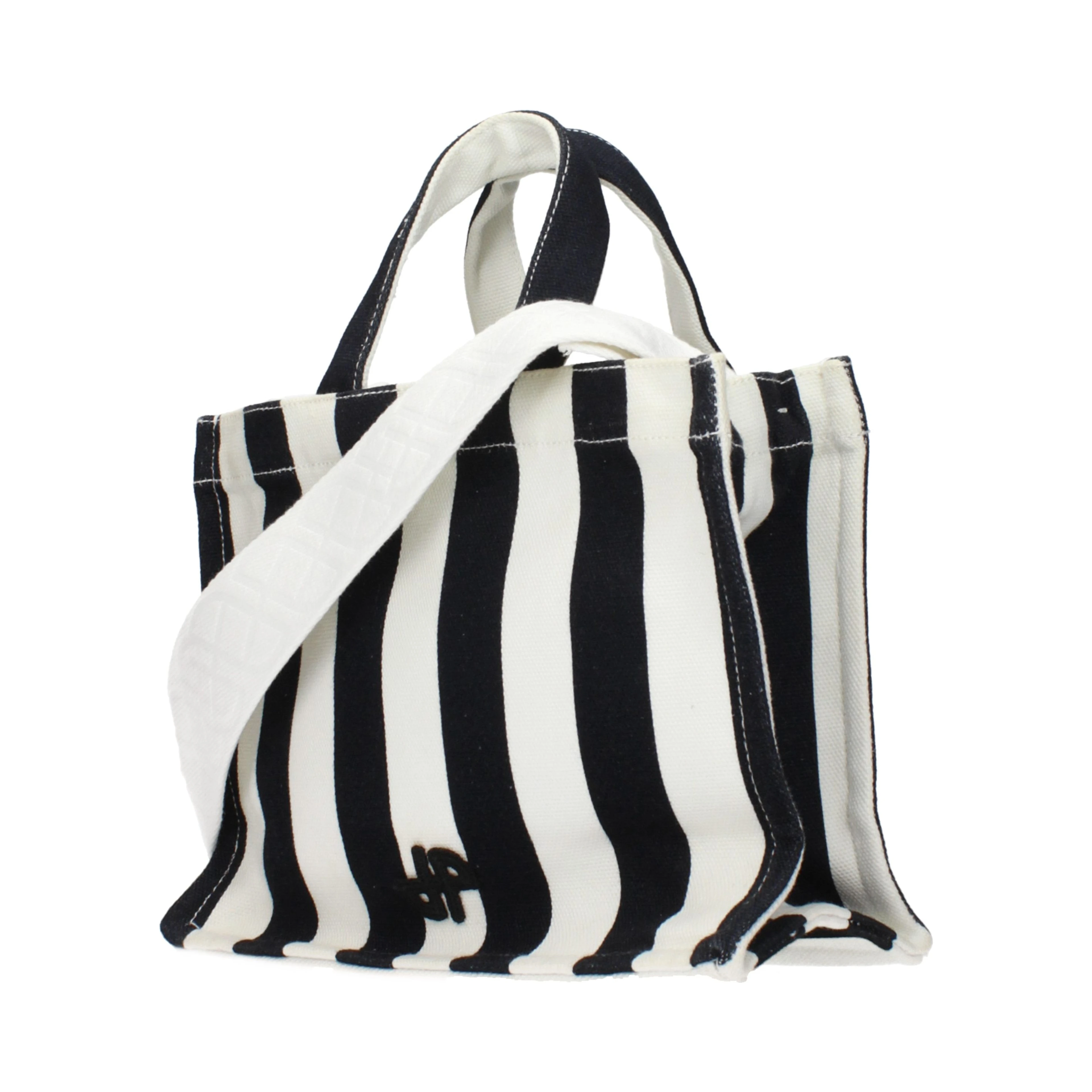 Black Fabric Handbag