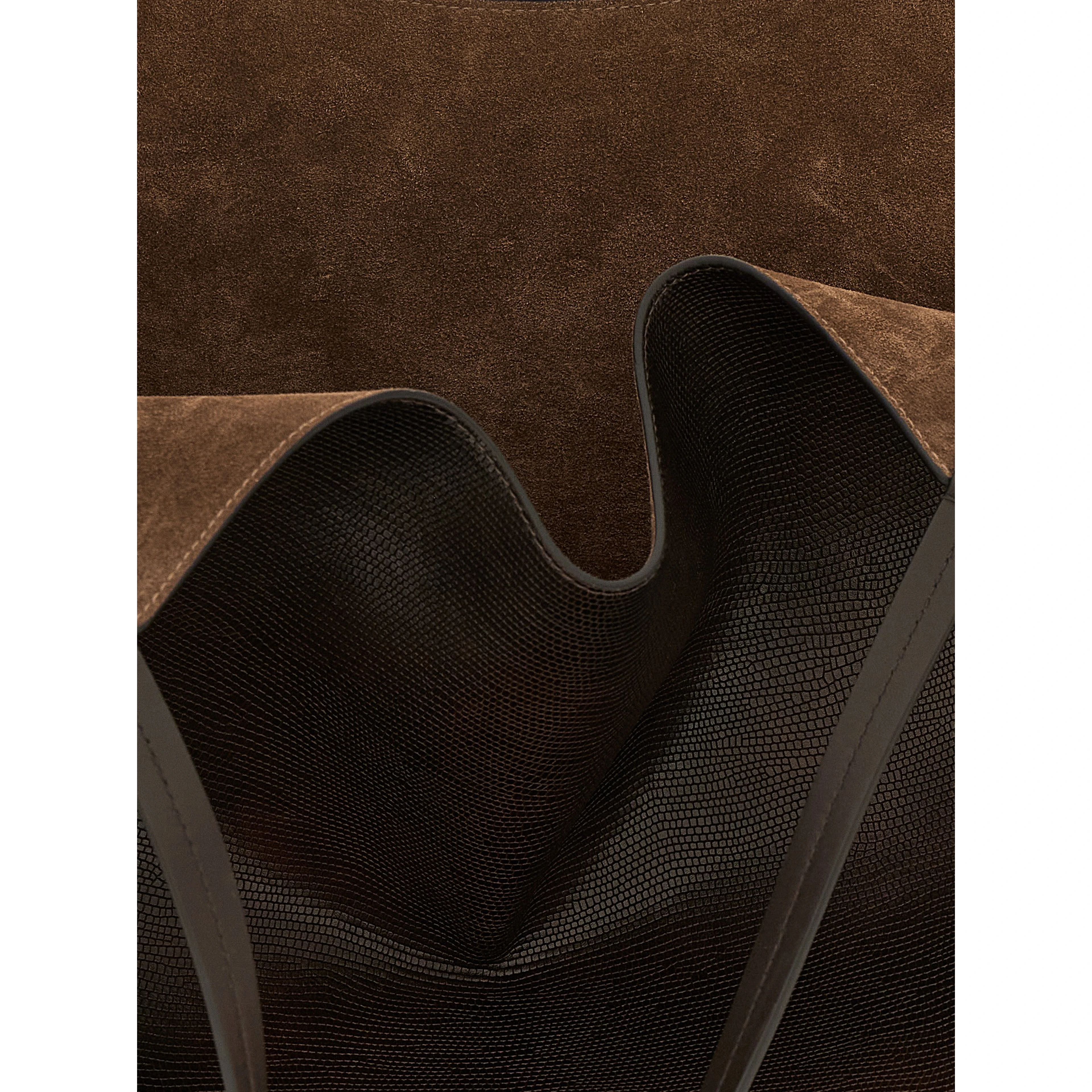 Brown Calfskin Tote Bag
