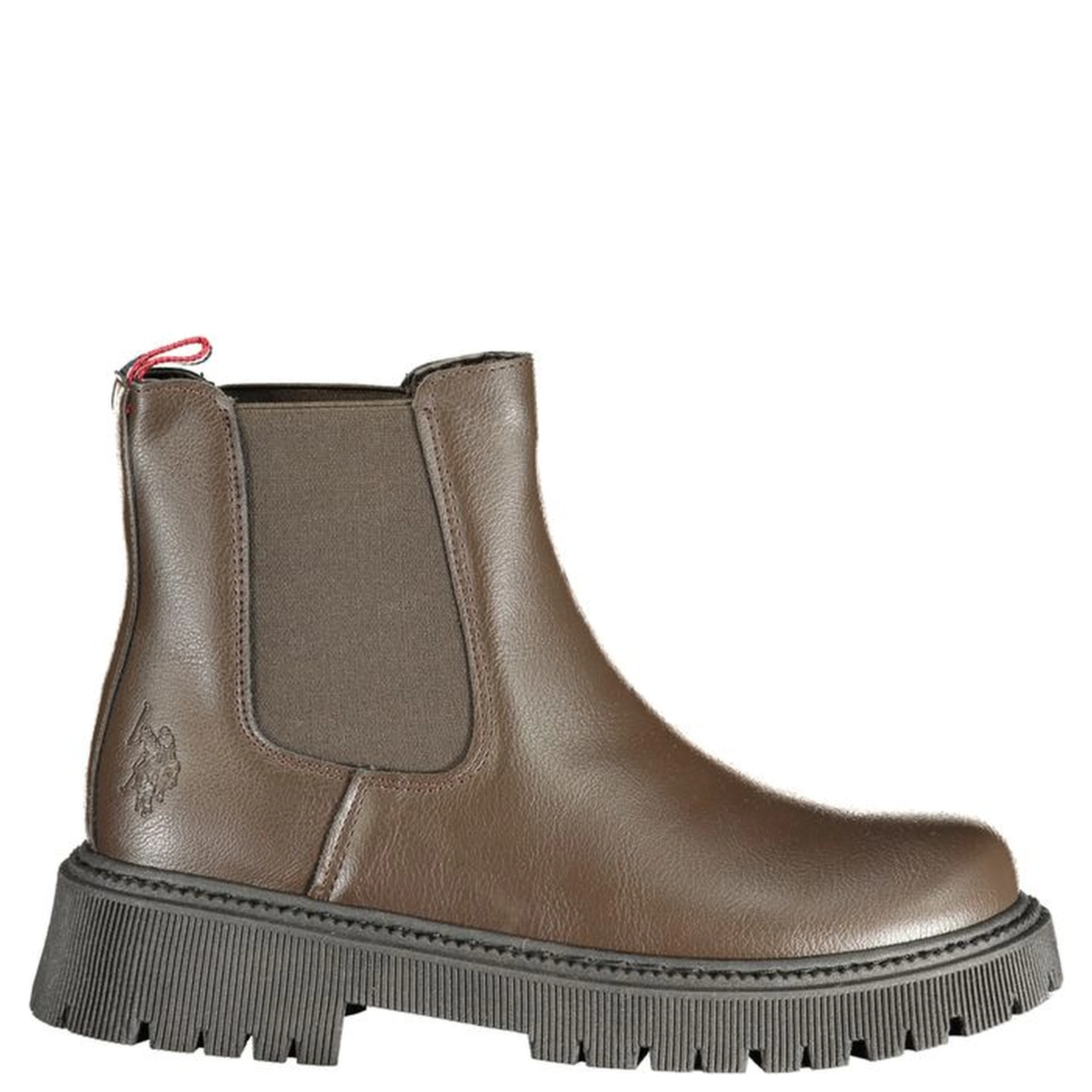 Brown Polyester Women's Boot