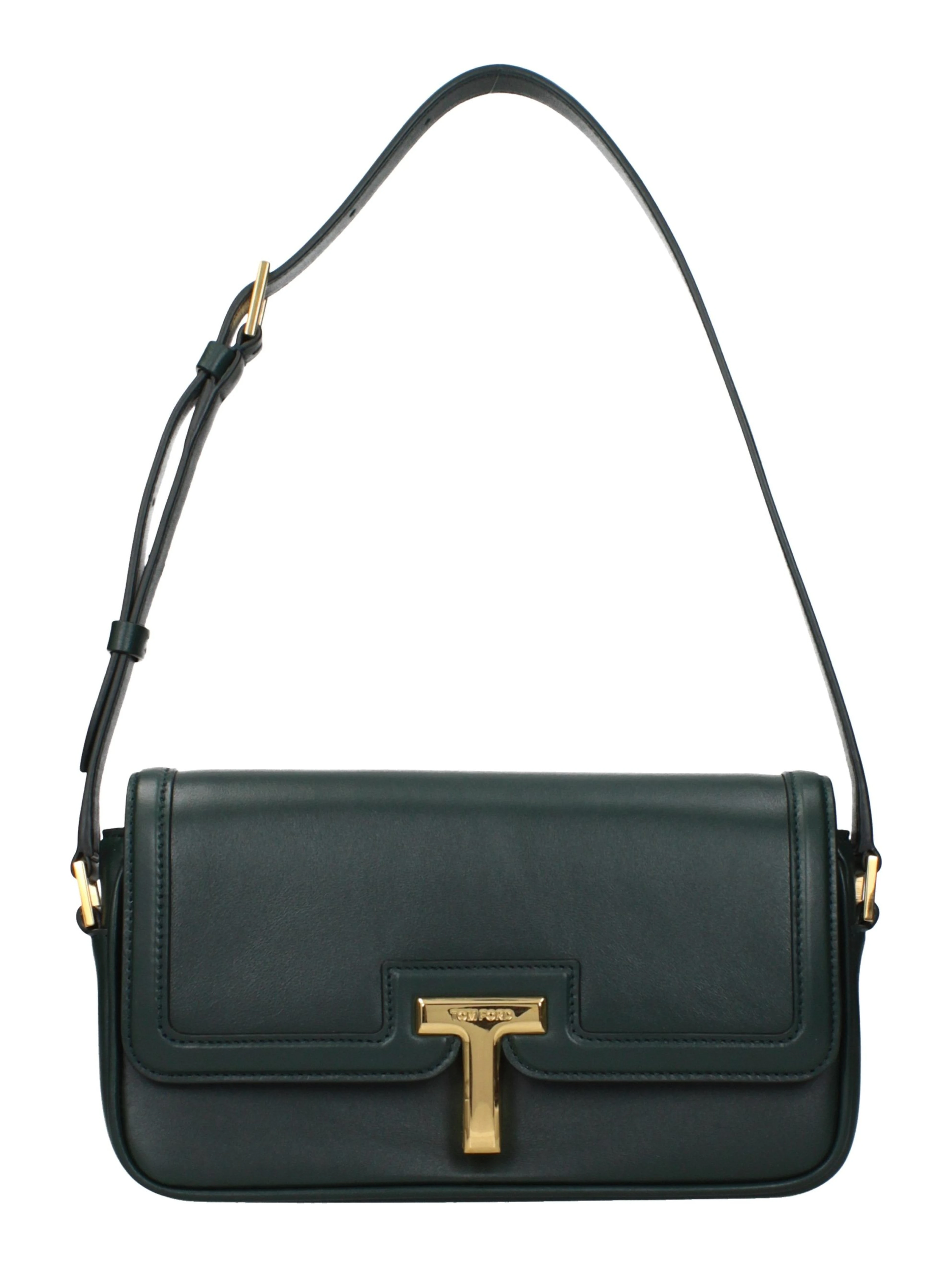 Green Leather Shoulder Bag