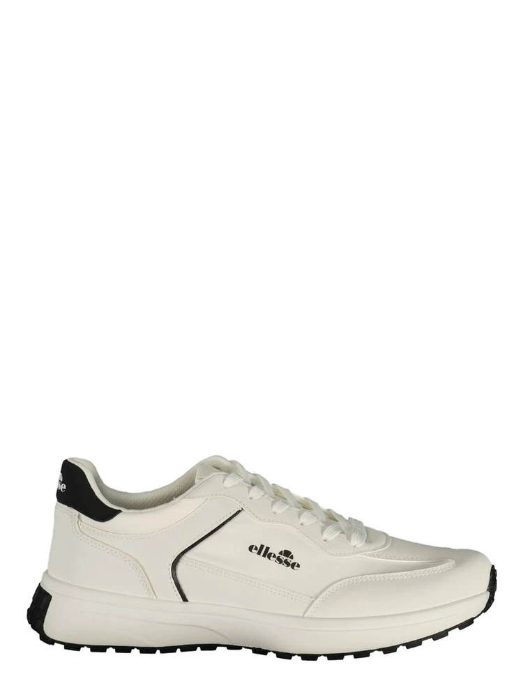White Polyurethane Men's Sneaker