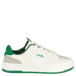 White Polyurethane Men's Sneaker